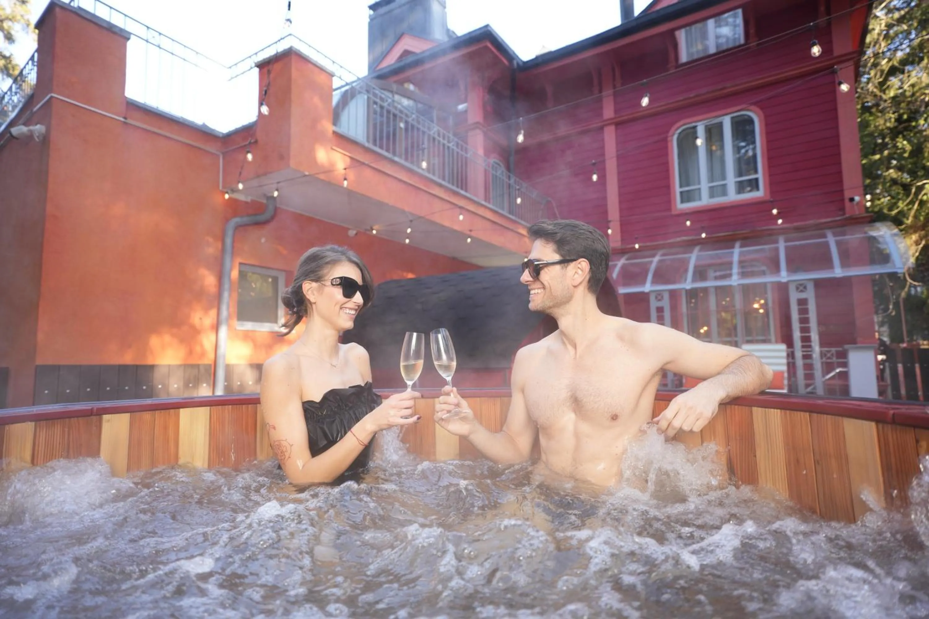 Hot Tub in Villa Sokol
