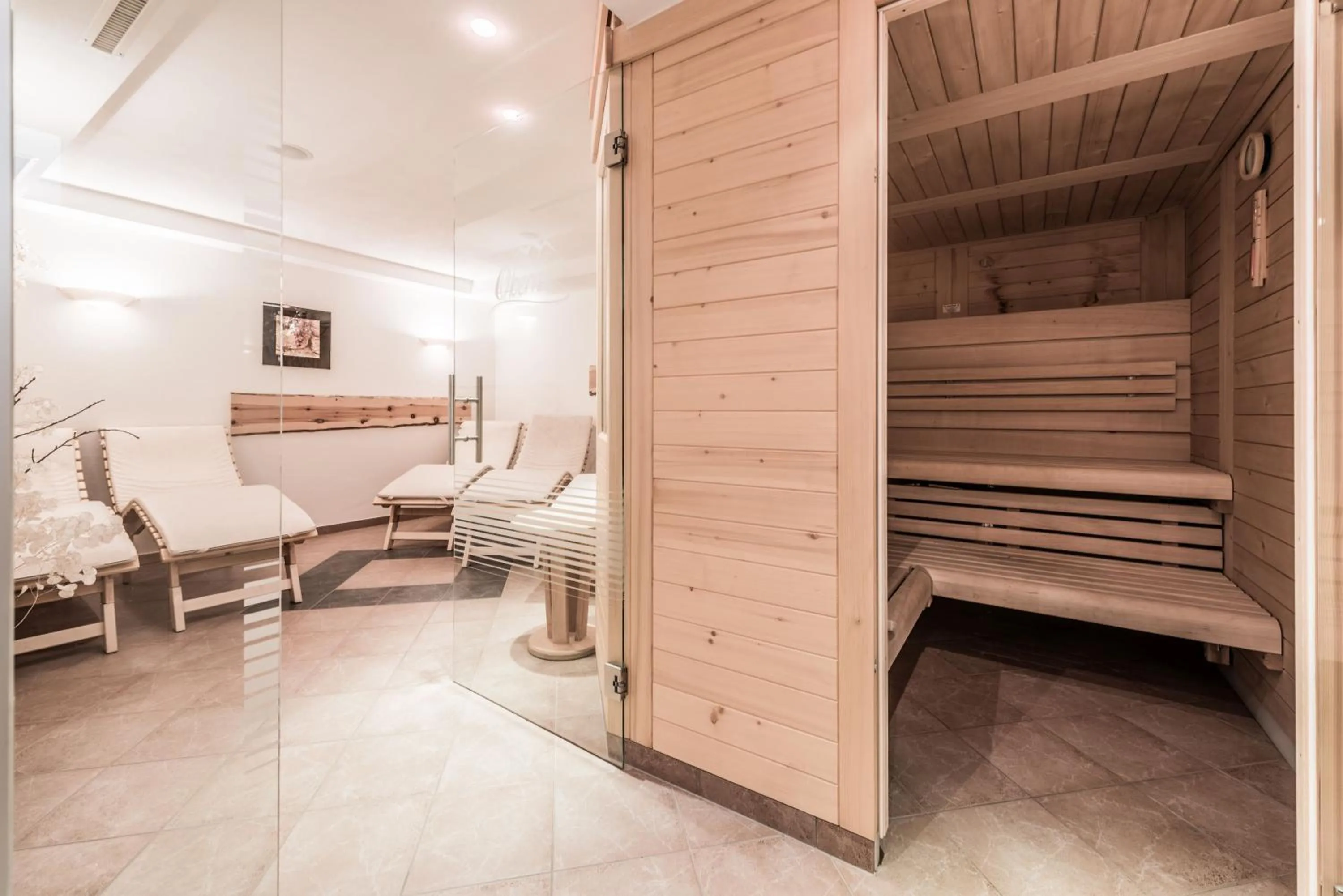 Sauna, Bed in Ferienhof Oberreit