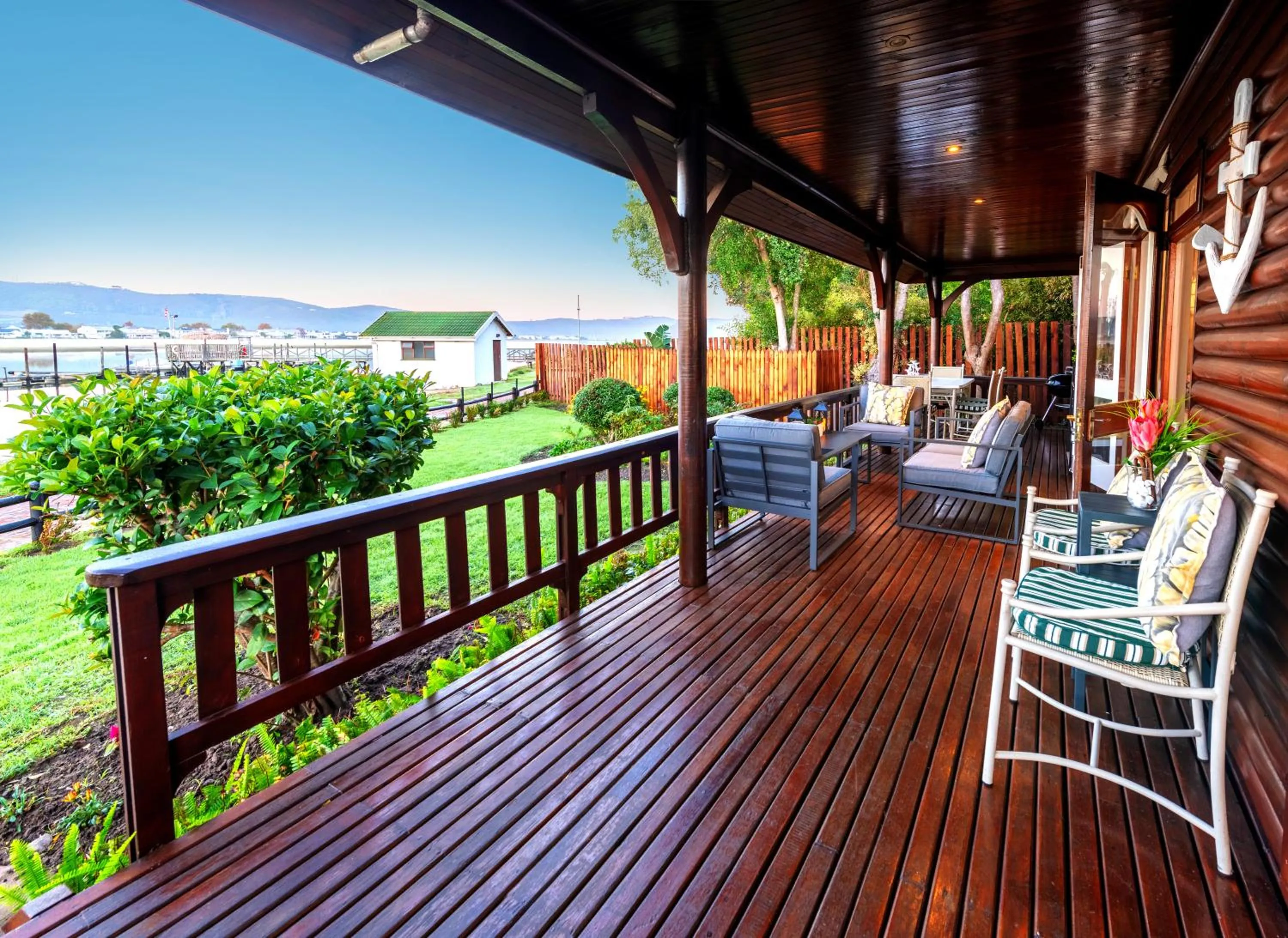 Patio in Knysna River Club by First Private Stays