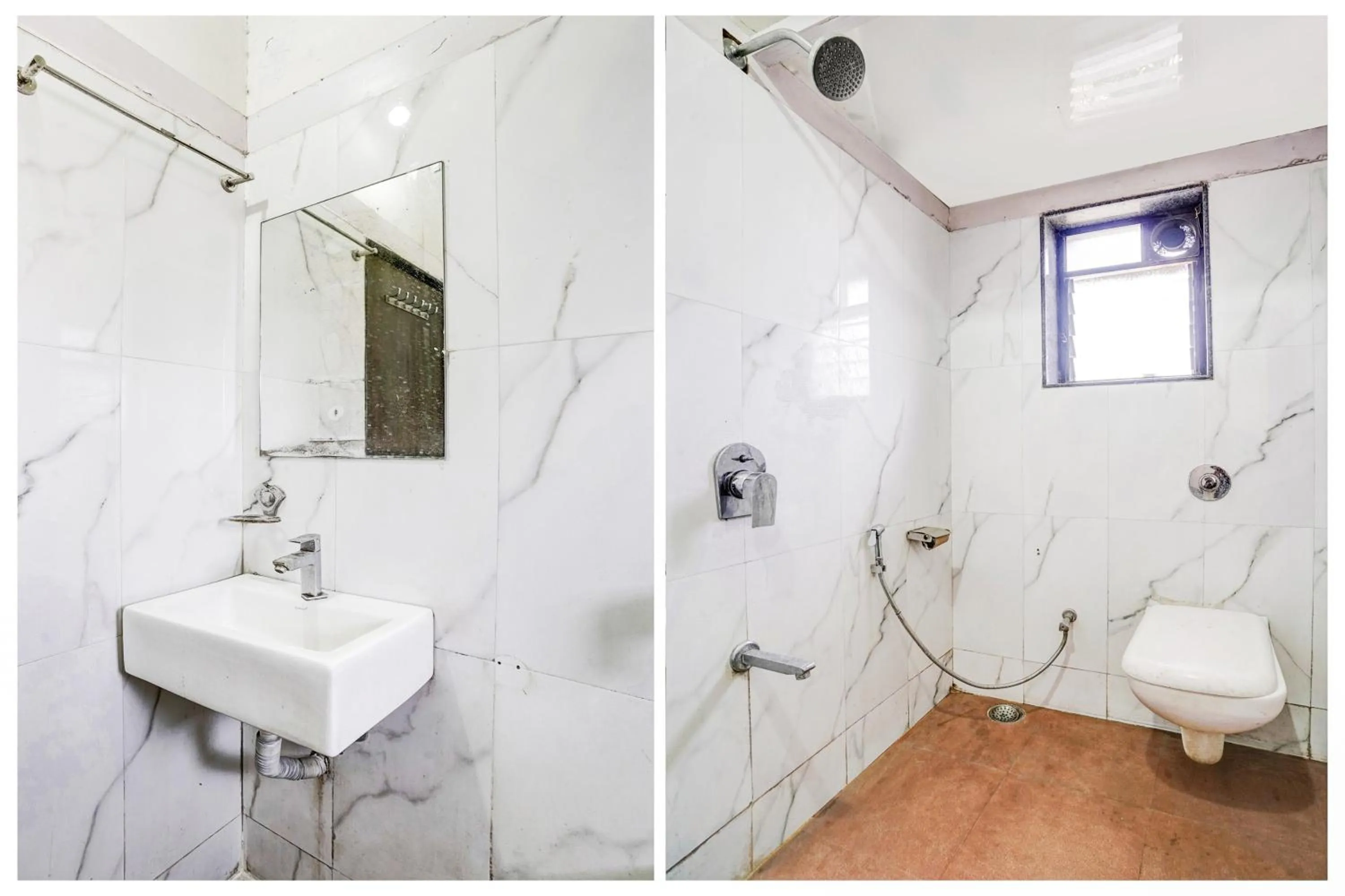 Bathroom in FabHotel Sahara Inn - Nr Vijay Mamta Theatre, Nashik Road