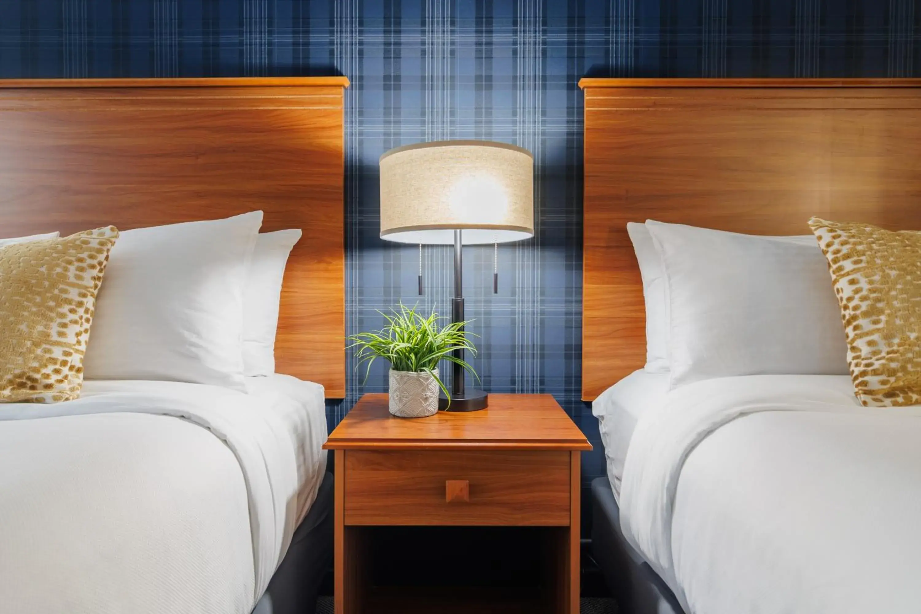 Bed in The Angler Lodge Bed in The Angler Lodge