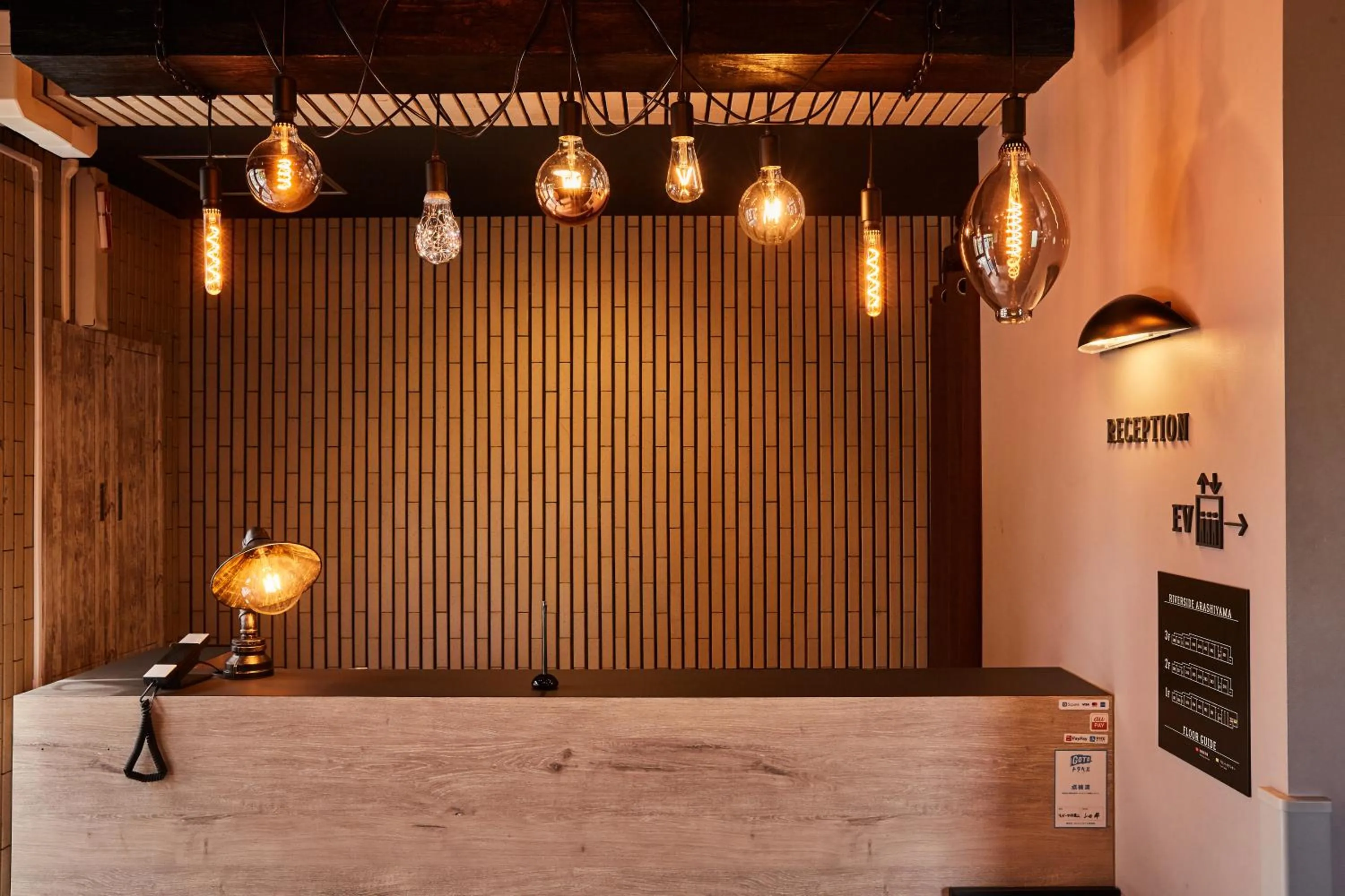 Lobby or reception in Riverside Arashiyama