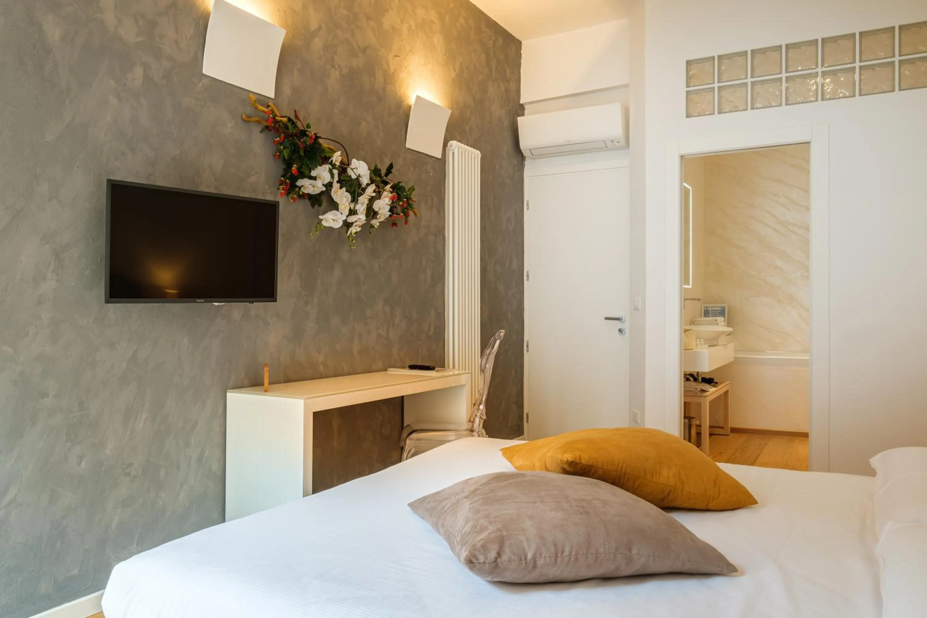 Bed in Tempobiancosuites