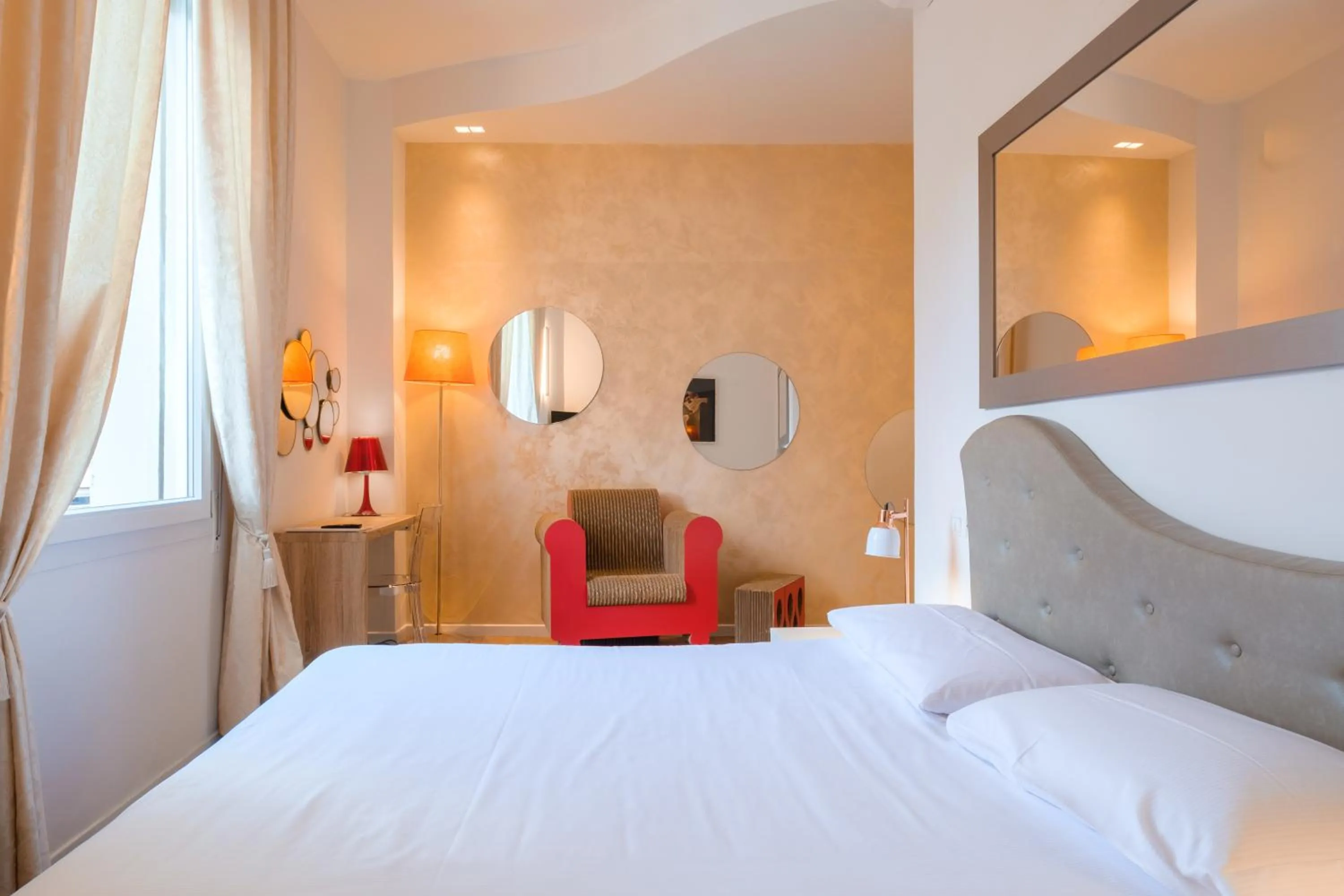 Bed in Tempobiancosuites