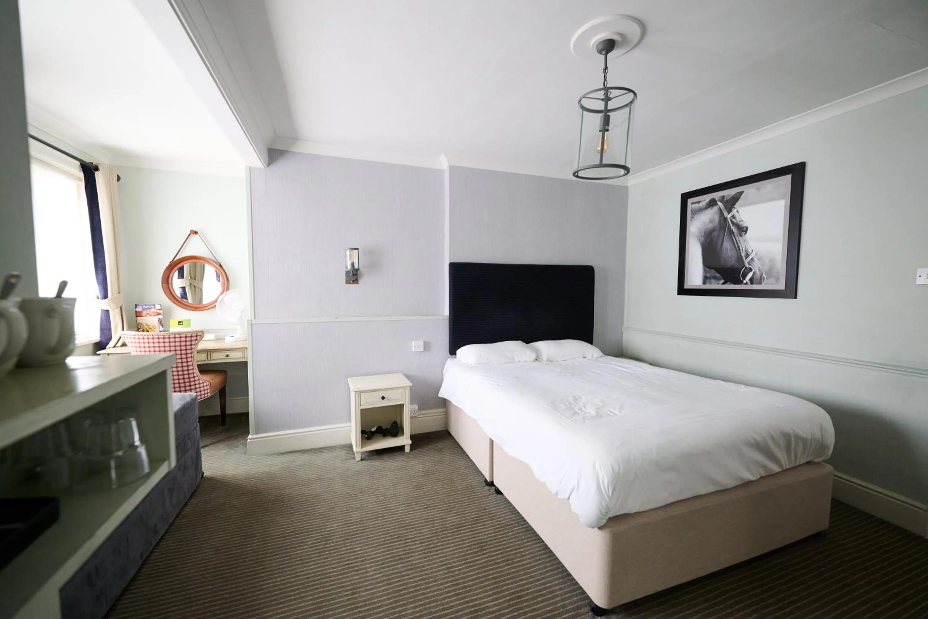 Bedroom, Bed in White Hart, Newmarket by Marston's Inns