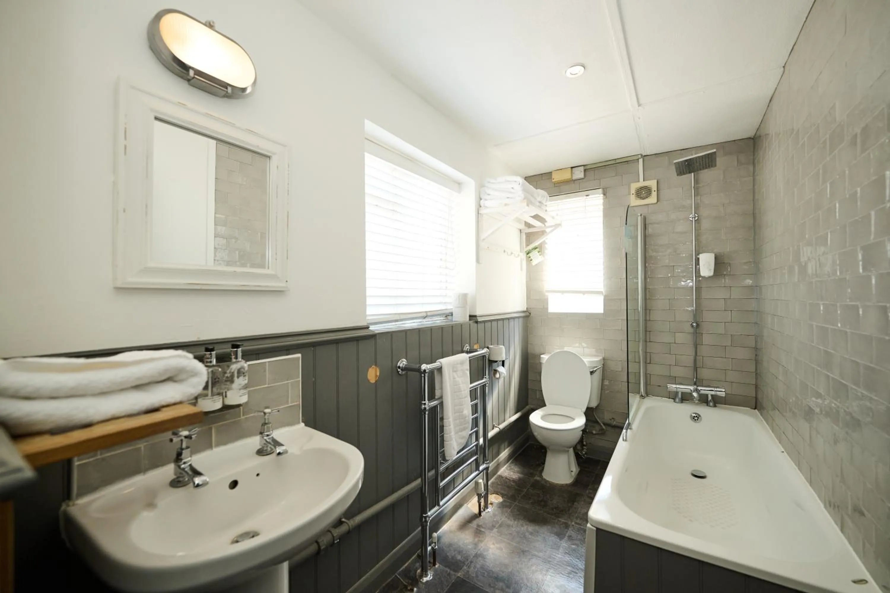 Bathroom in White Hart, Newmarket by Marston's Inns