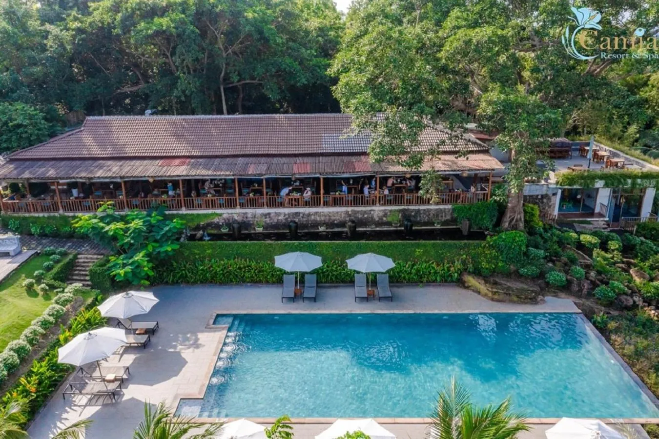 Pool view in Camia Resort & Spa