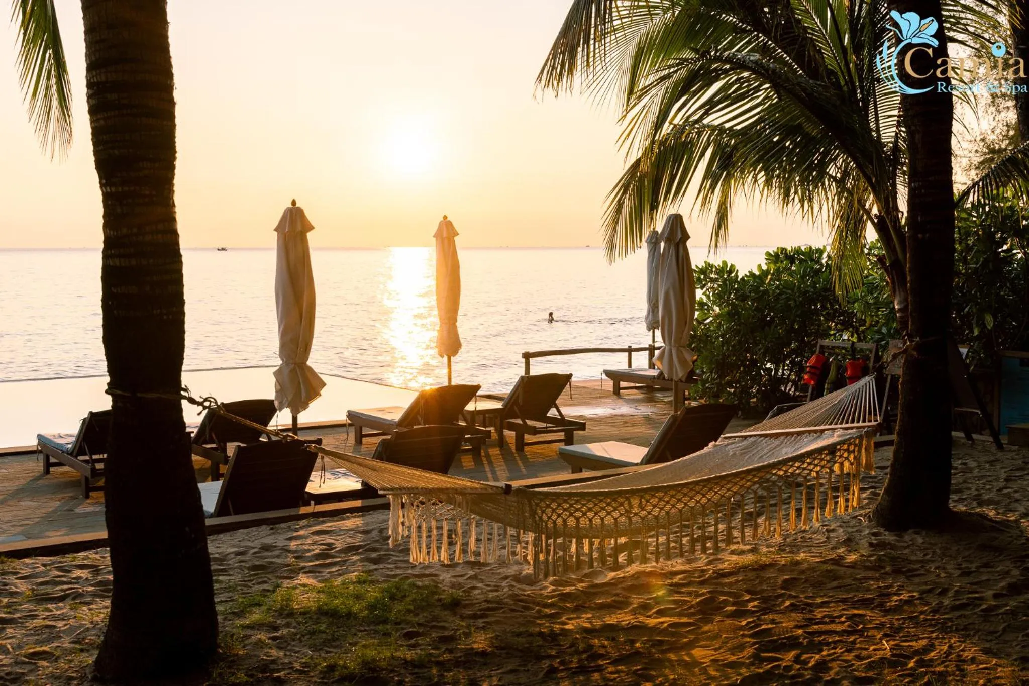 Pool view in Camia Resort & Spa