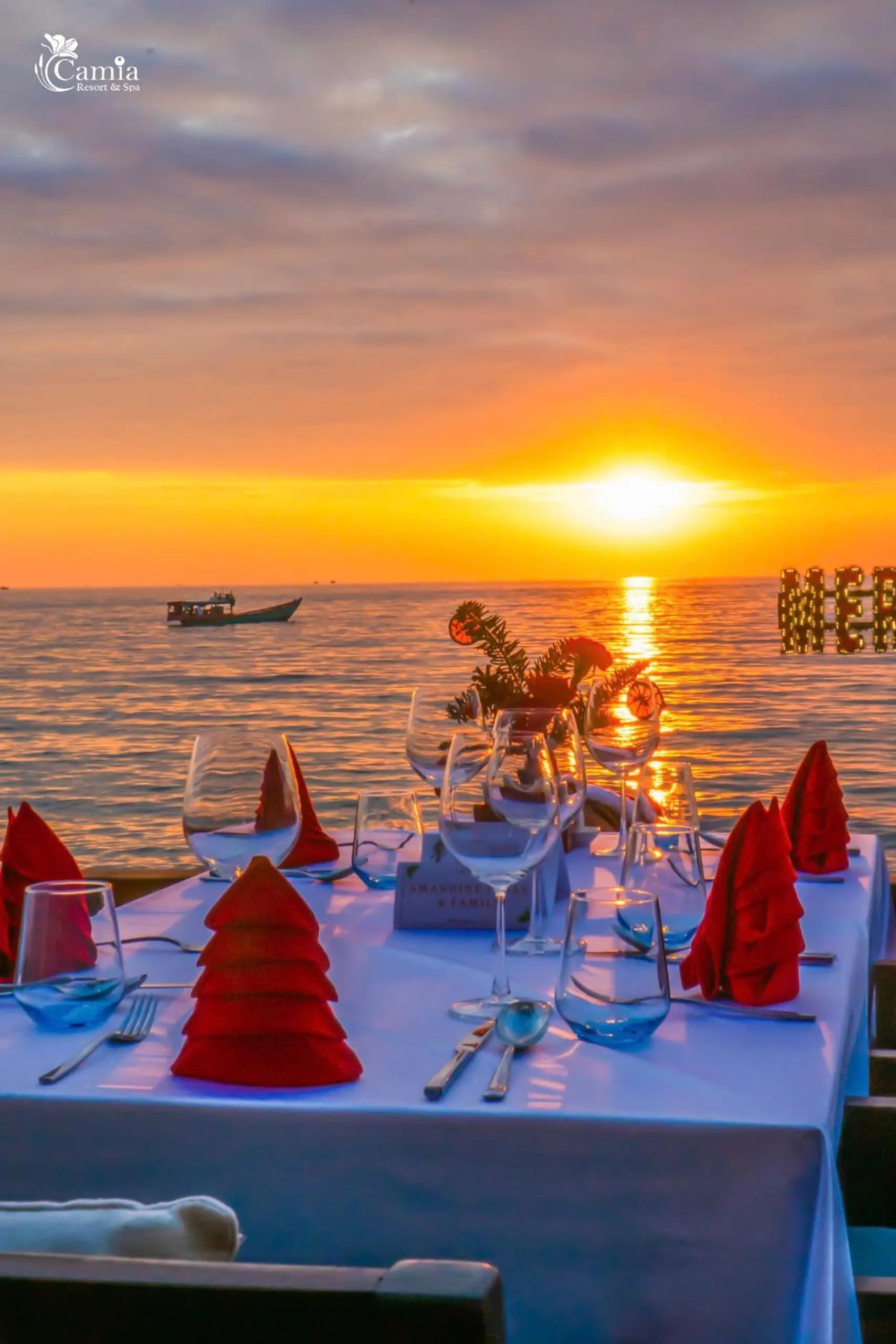 Restaurant/places to eat in Camia Resort & Spa