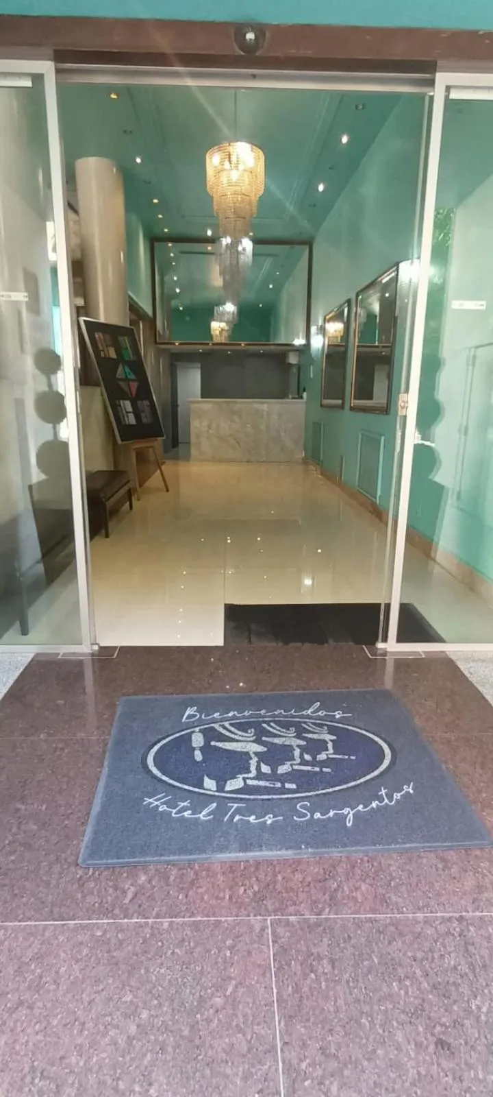 Lobby or reception in Hotel Tres Sargentos
