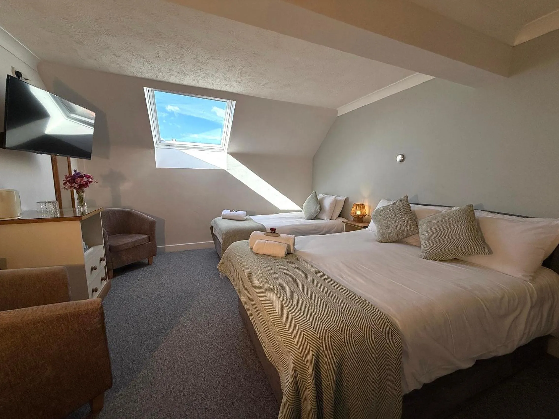 Bed in The River Haven Hotel