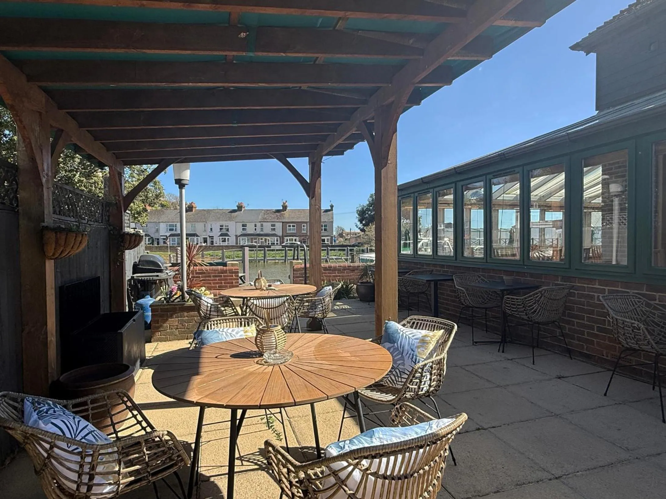 Balcony/Terrace in The River Haven Hotel