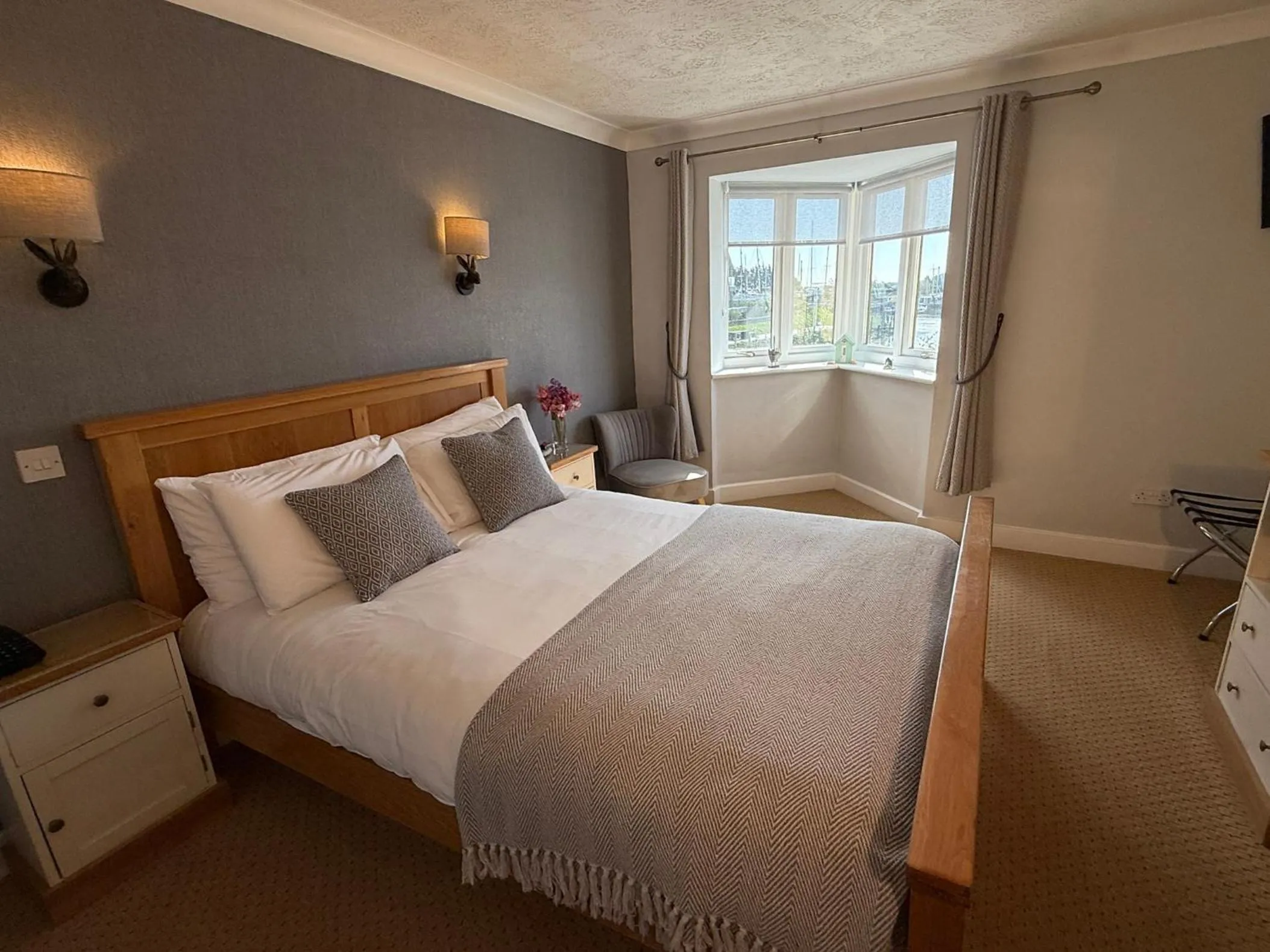 Bed in The River Haven Hotel