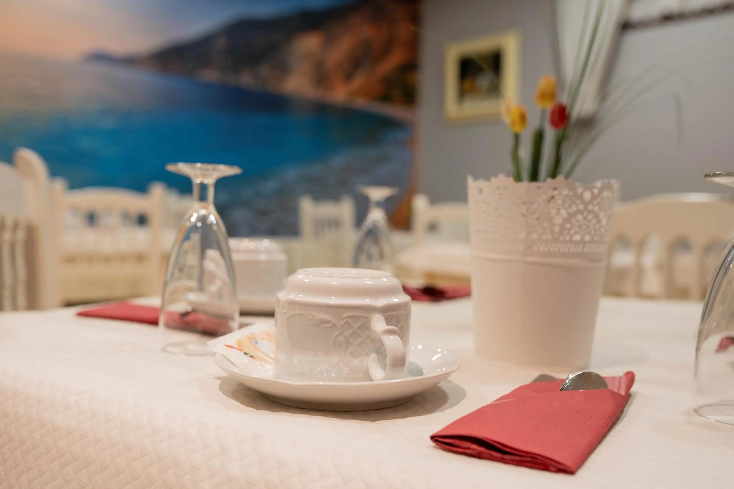 Dining area in Posada Araceli
