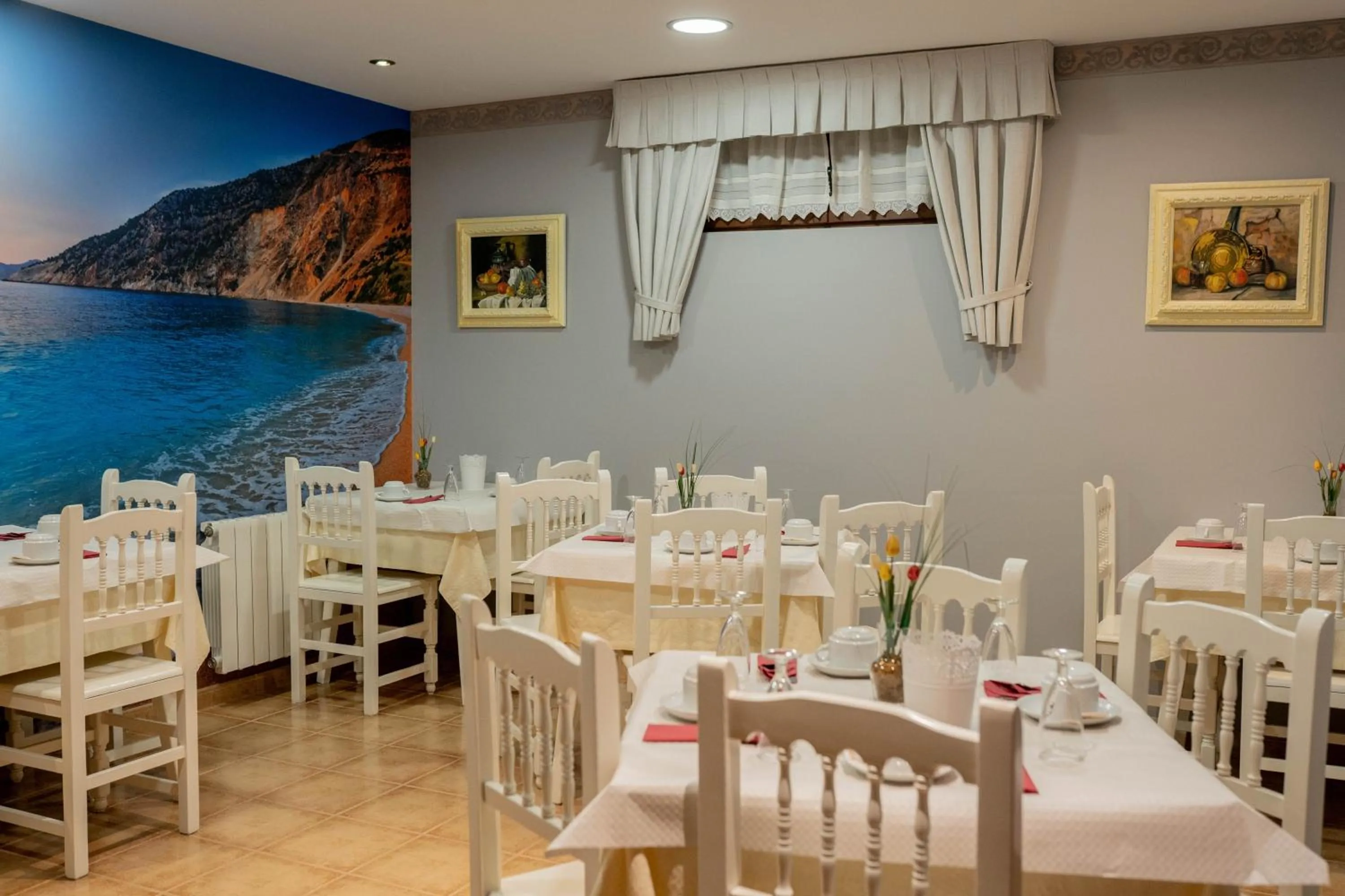 Dining area in Posada Araceli
