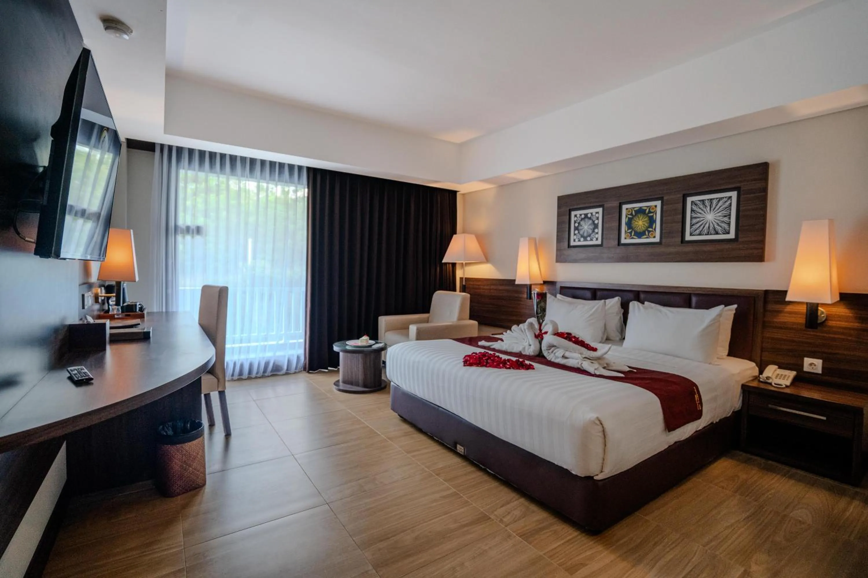 Bed in Pandawa Hill Resort