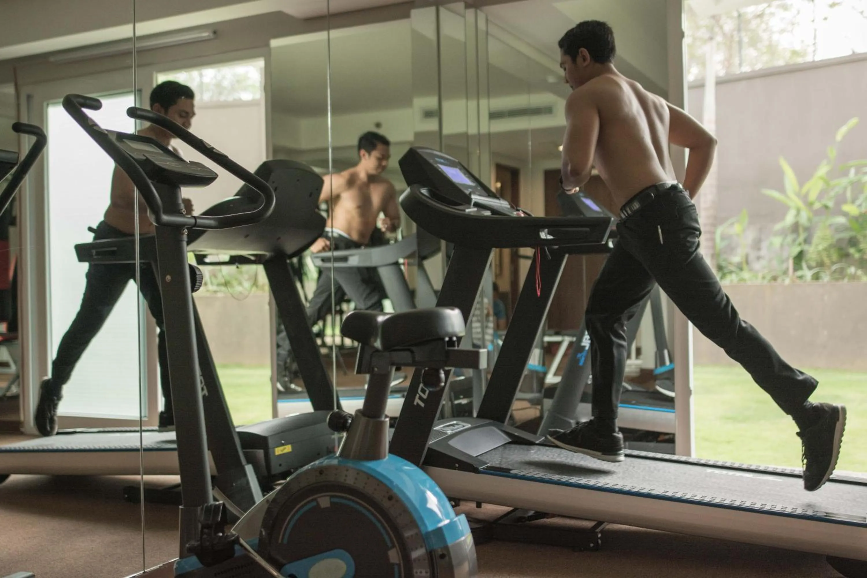Fitness centre/facilities in Pandawa Hill Resort