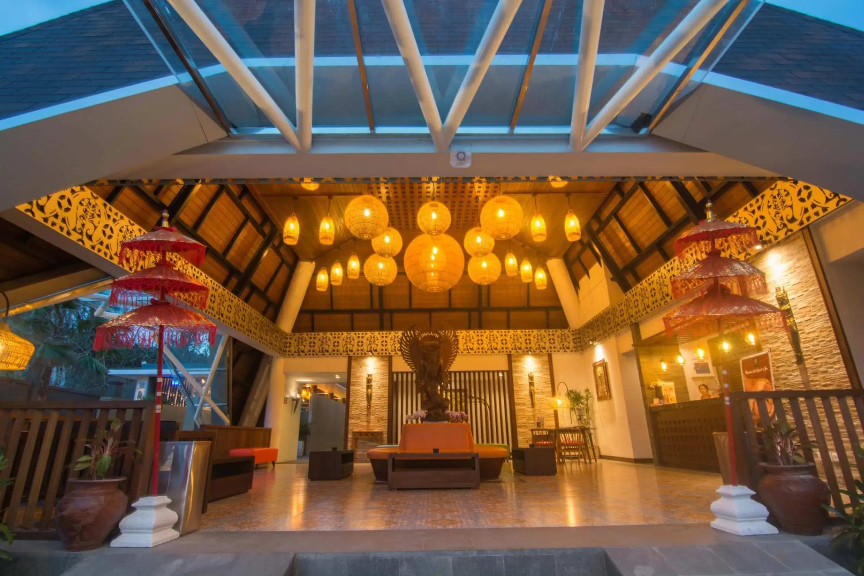 Lobby or reception in Pandawa Hill Resort Lobby or reception in Pandawa Hill Resort