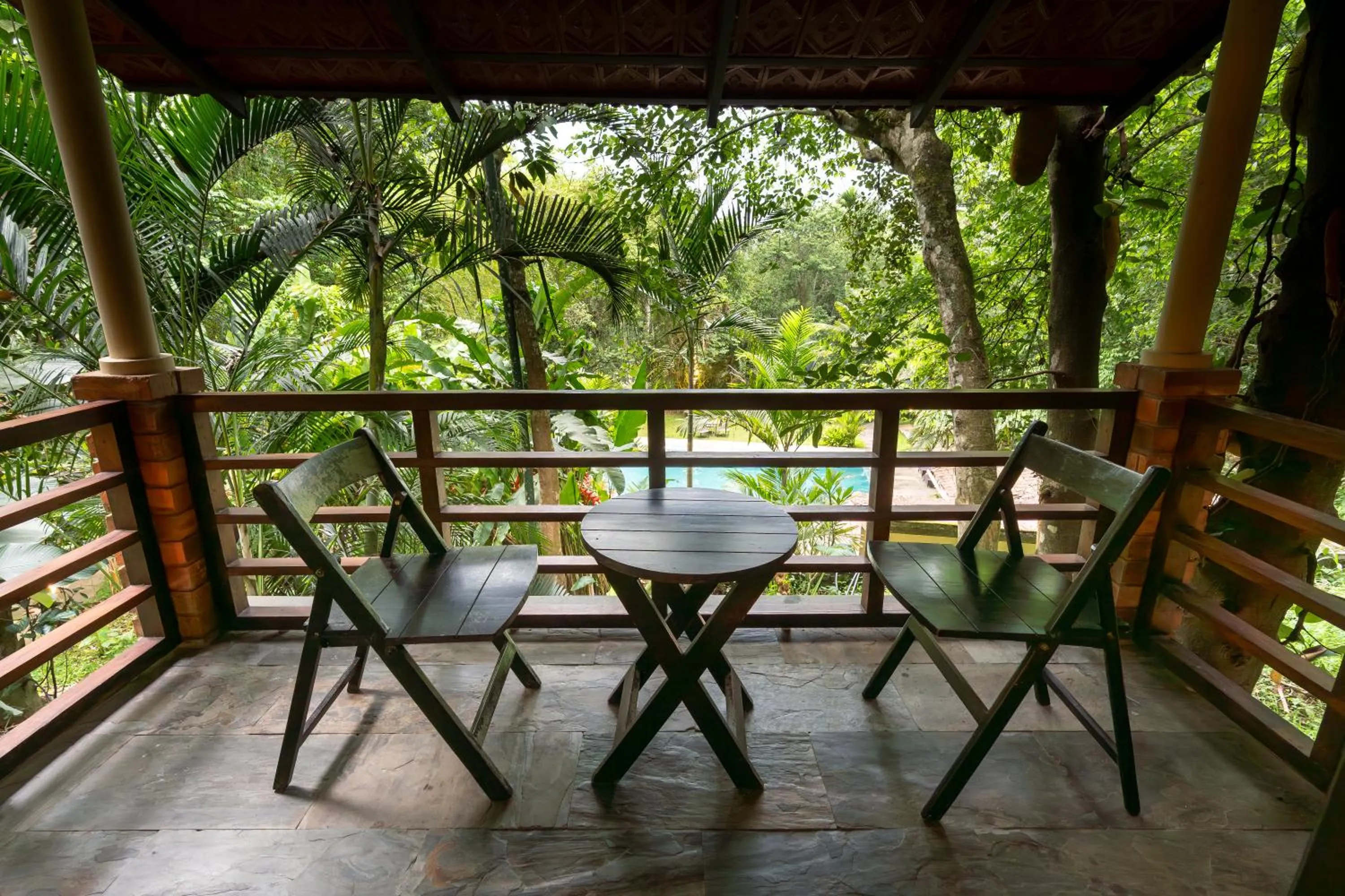 Balcony/Terrace in Raindrops Resorts Wayanad