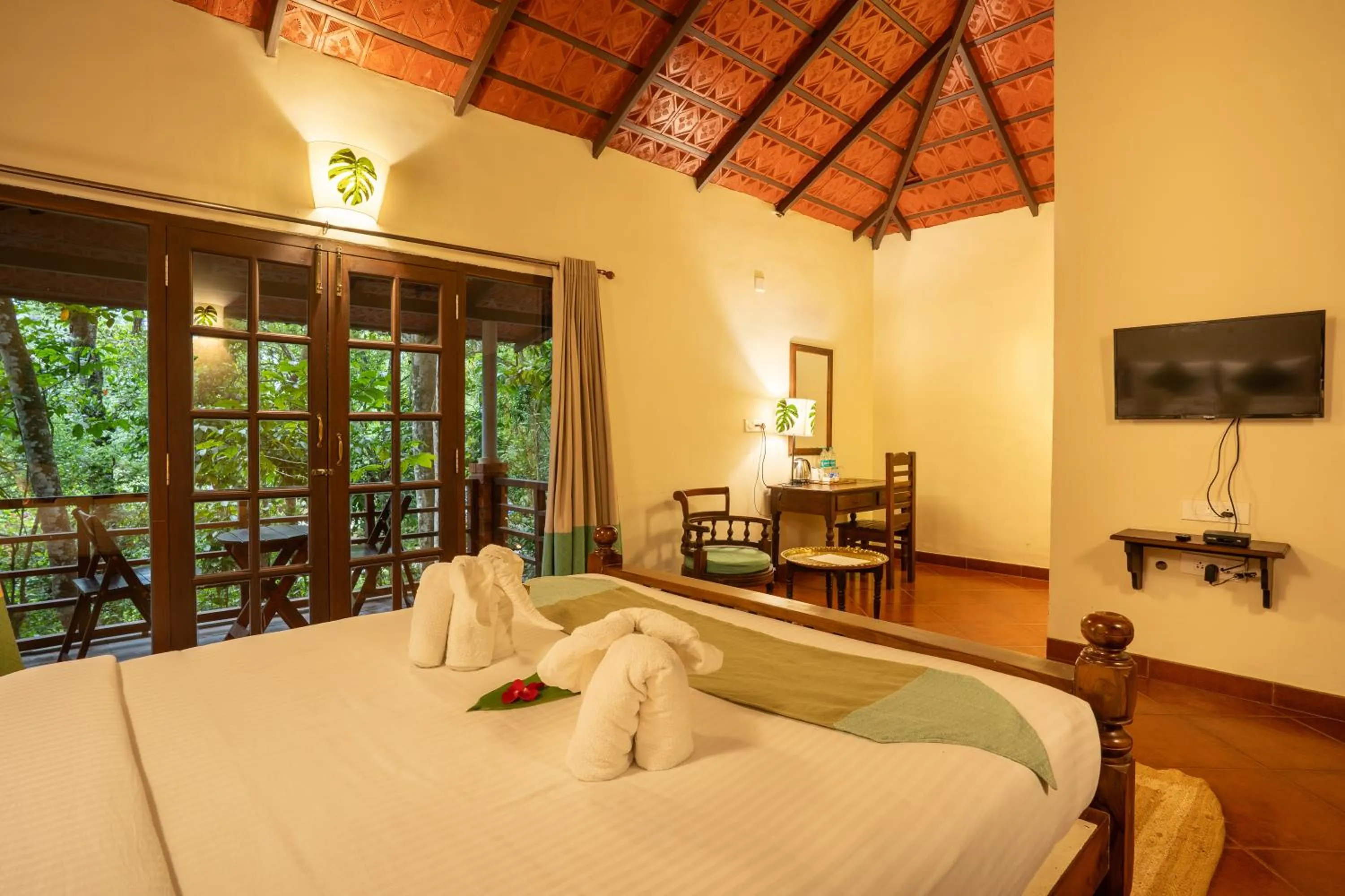 Photo of the whole room, Bed in Raindrops Resorts Wayanad