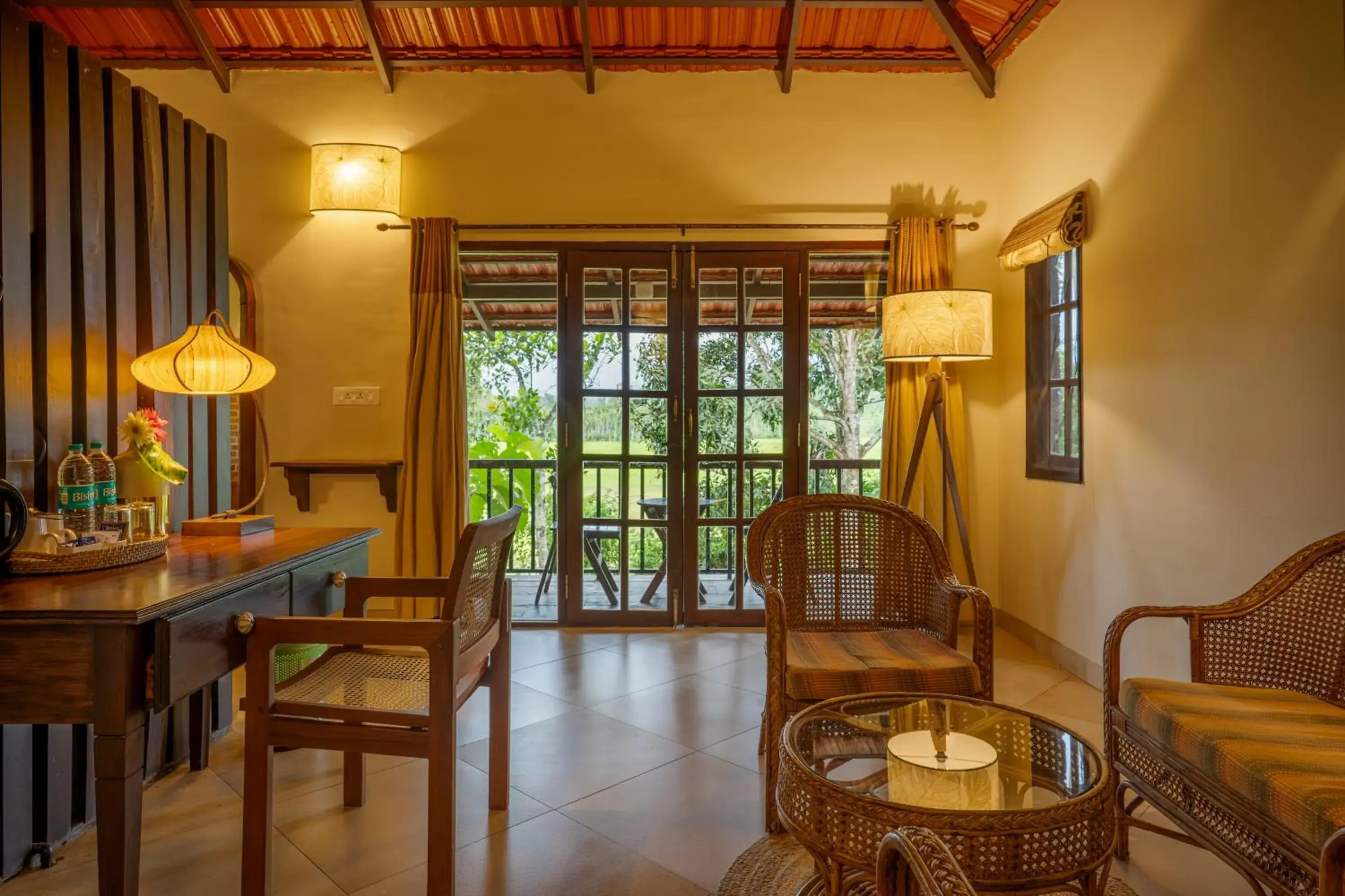 Living room in Raindrops Resorts Wayanad Living room in Raindrops Resorts Wayanad