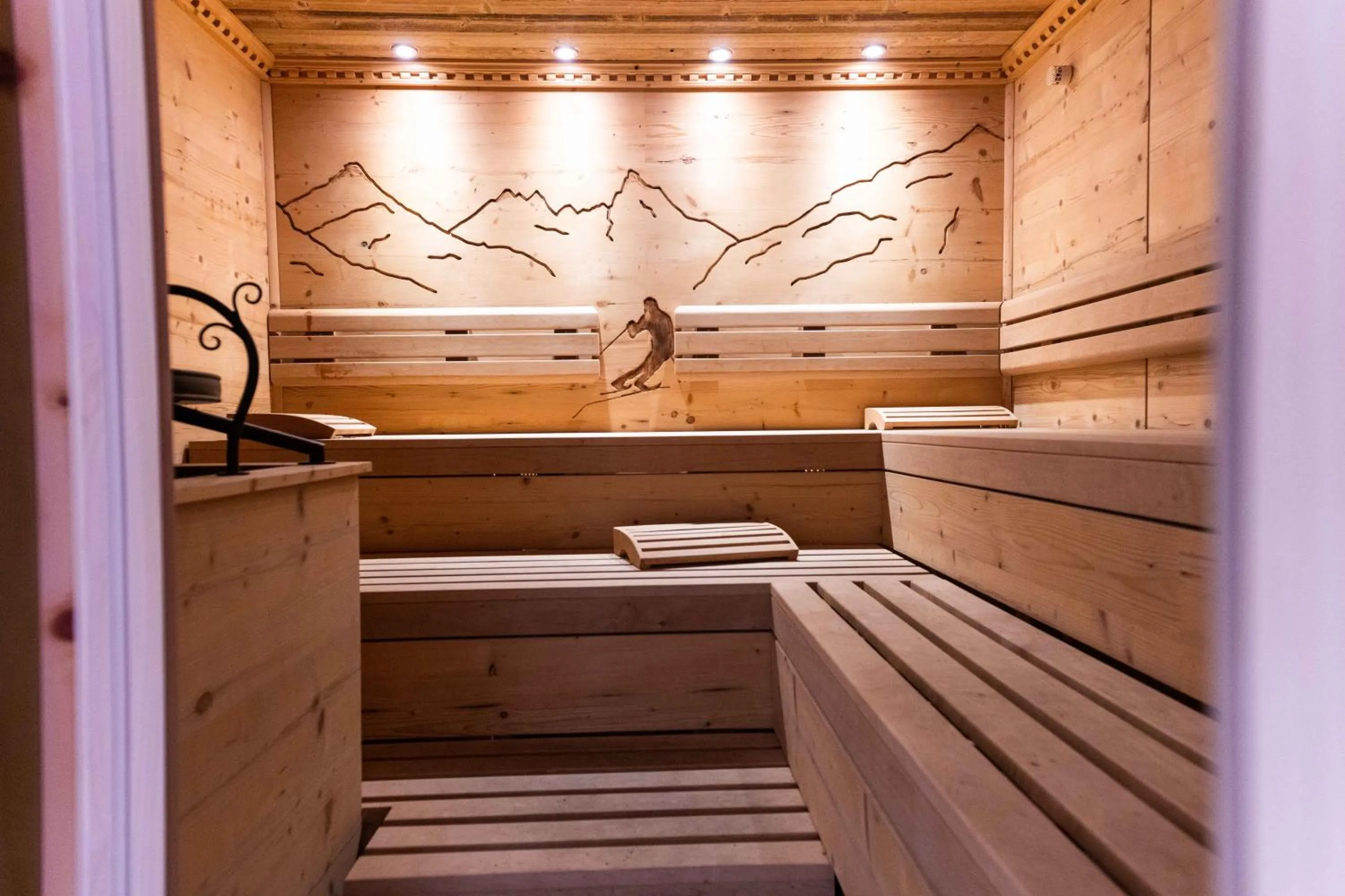 Spa and wellness centre/facilities in Alpin Panoramahotel Lärchenhof