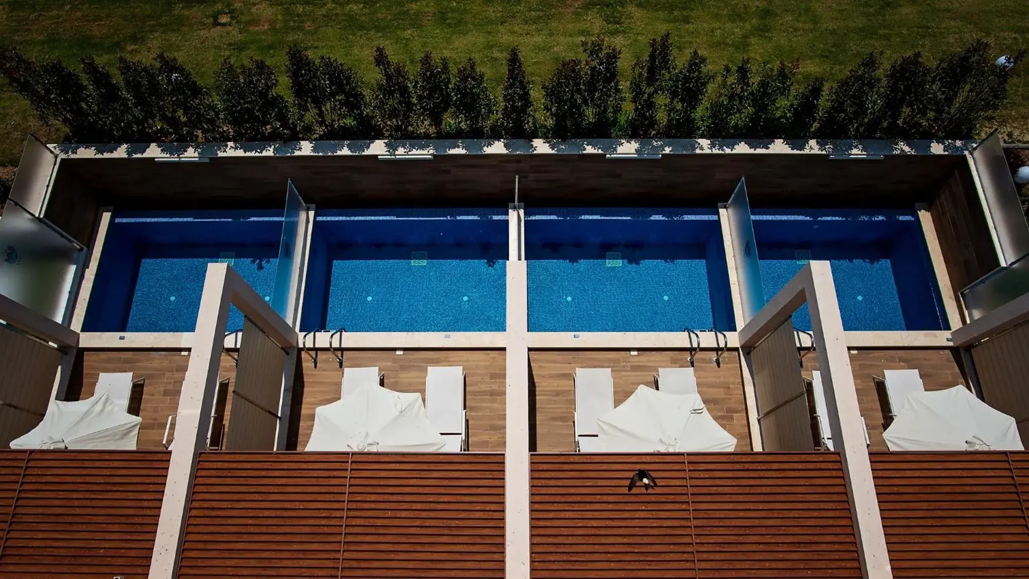 Pool view in Mythic Summer Hotel Pool view in Mythic Summer Hotel