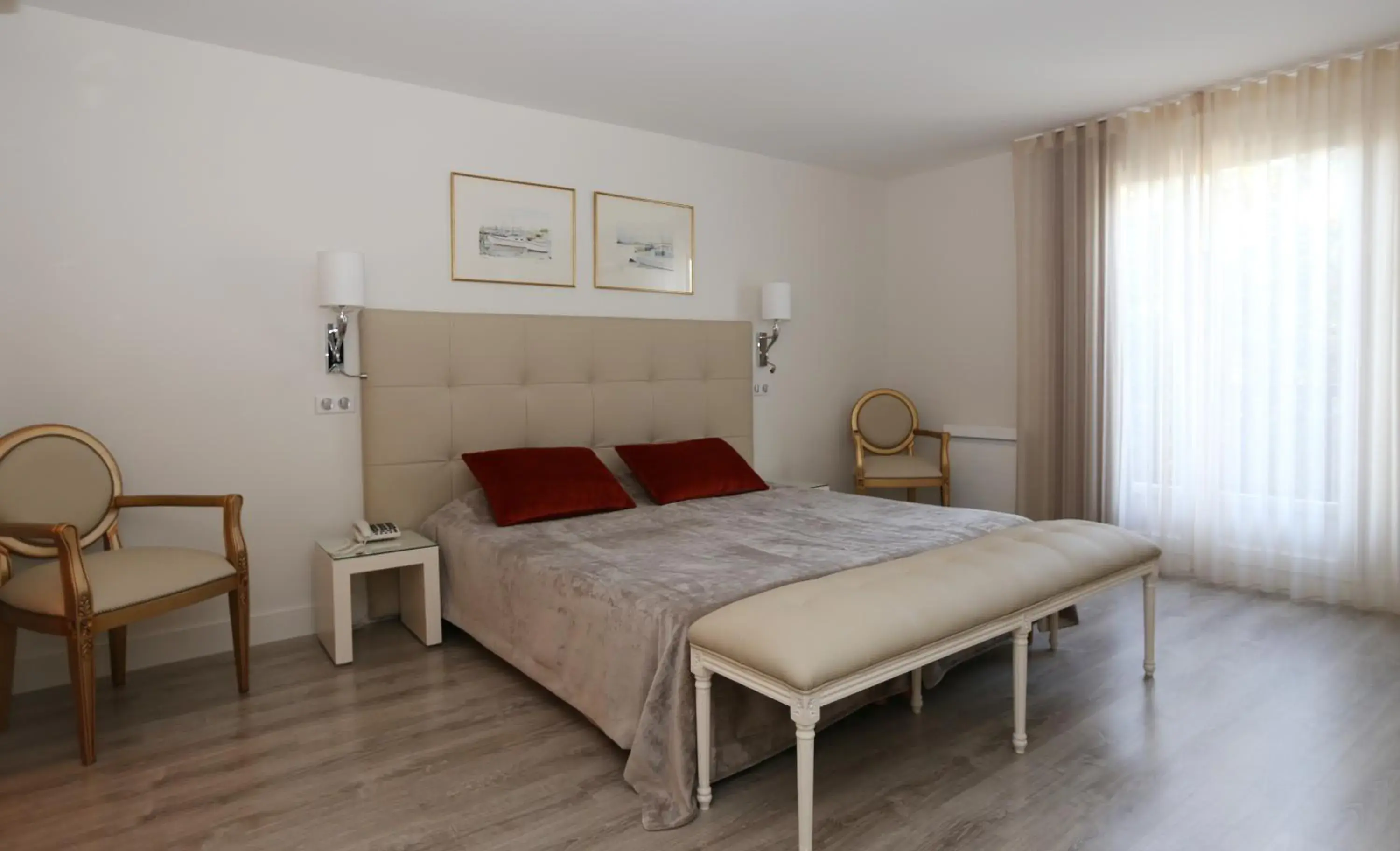 Bed in Les Criquets Hôtel & Spa Bed in Les Criquets Hôtel & Spa
