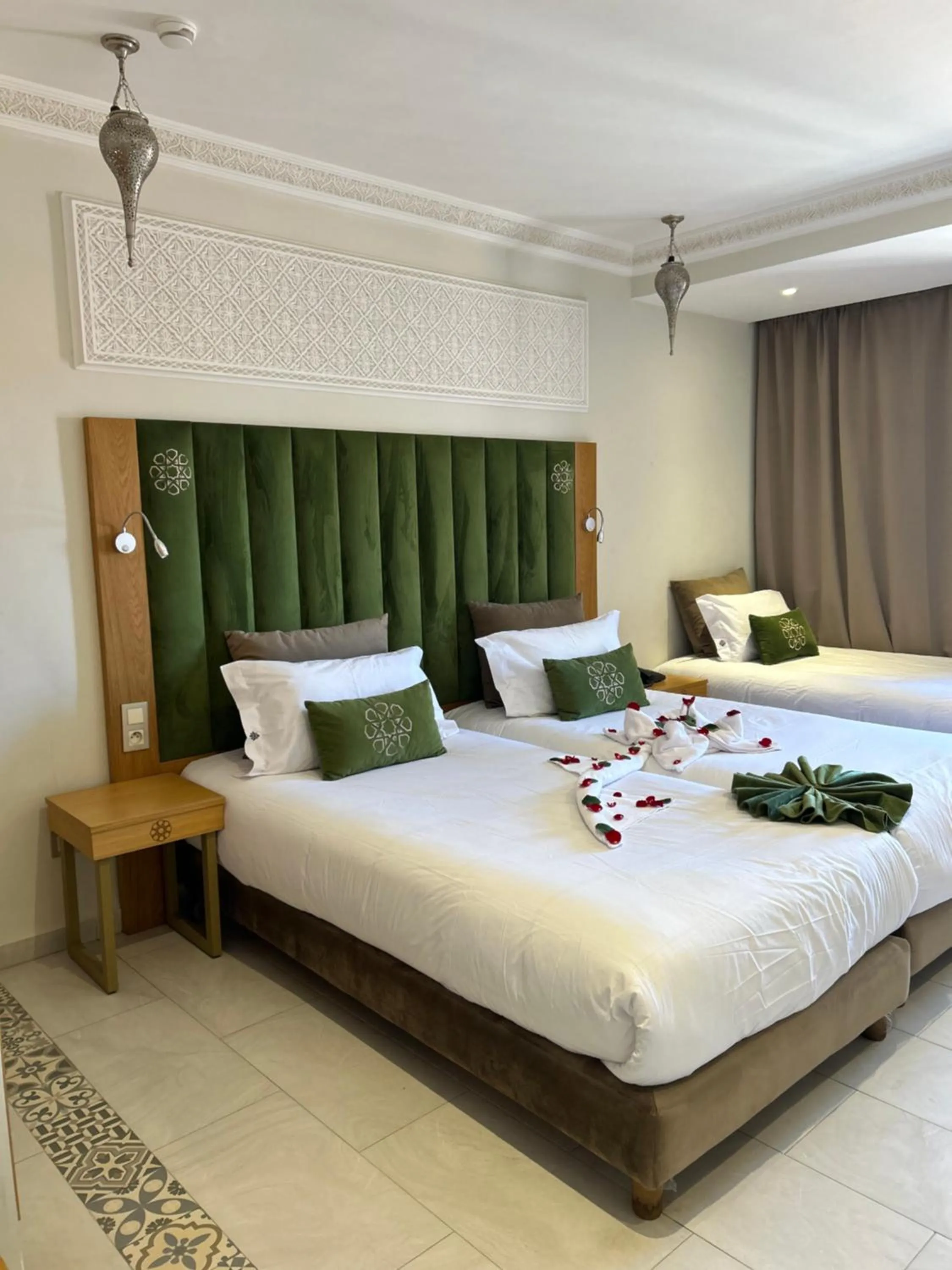 Bed in Diwane Hotel & Spa Marrakech