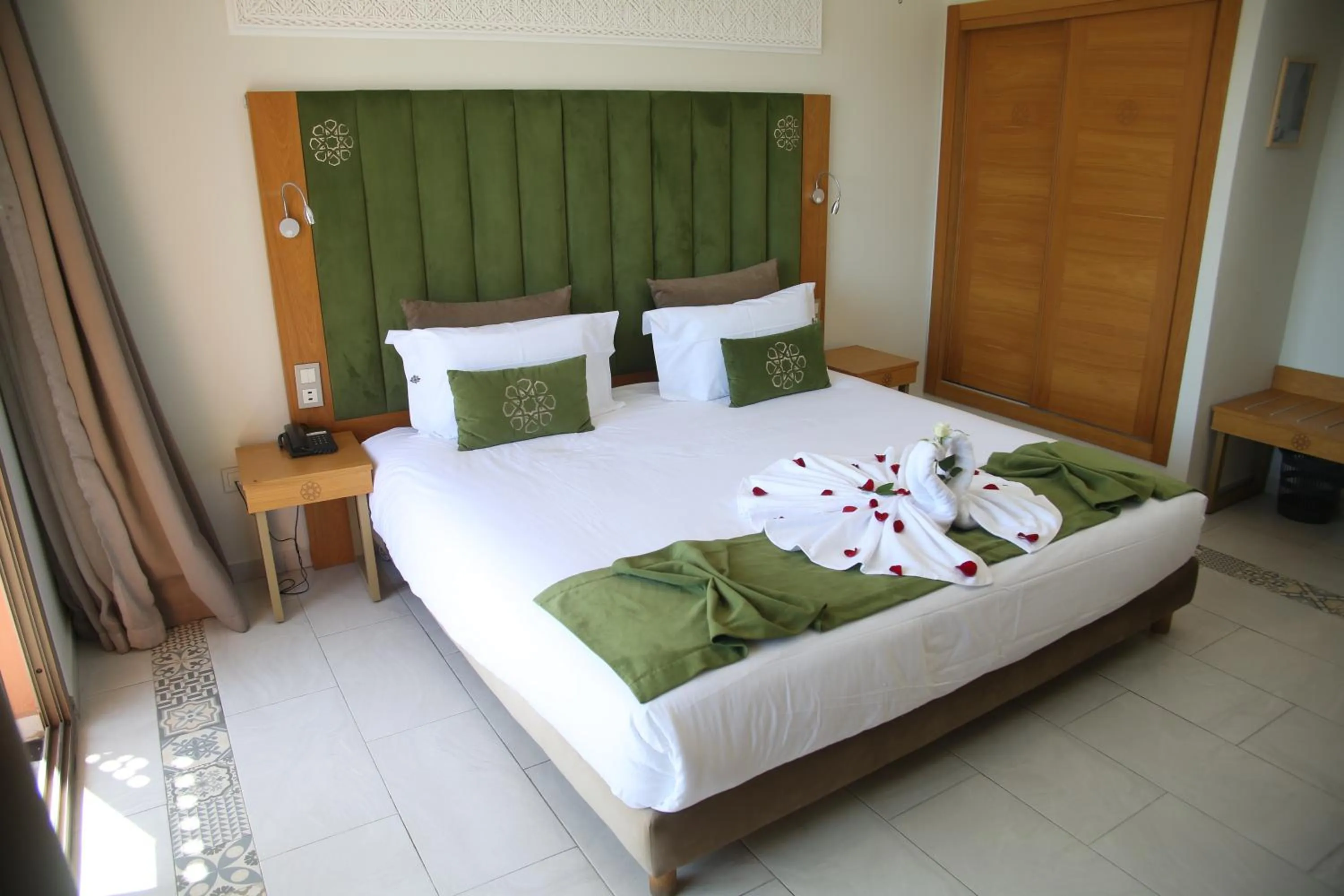 Bed in Diwane Hotel & Spa Marrakech