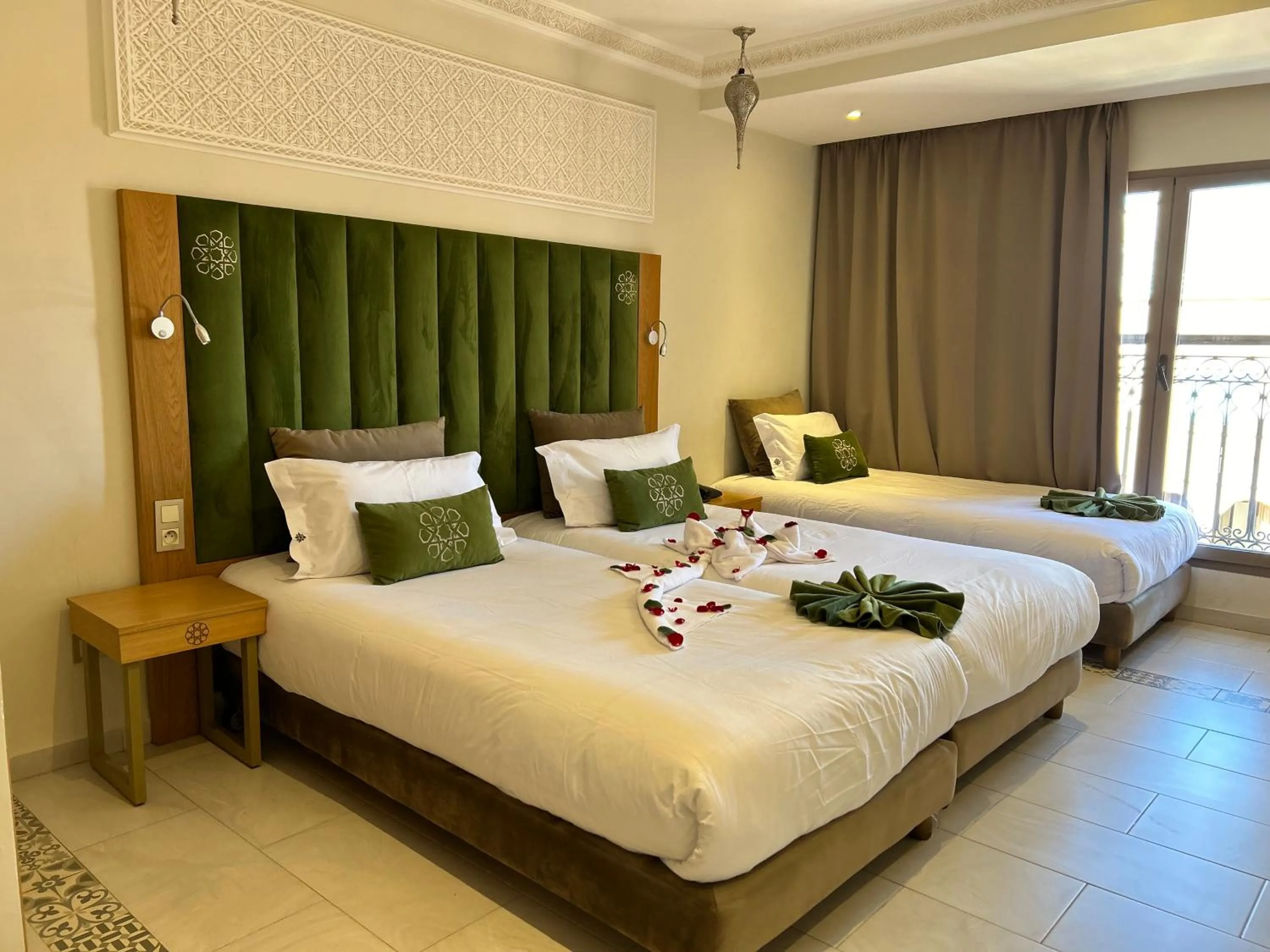 Bed in Diwane Hotel & Spa Marrakech