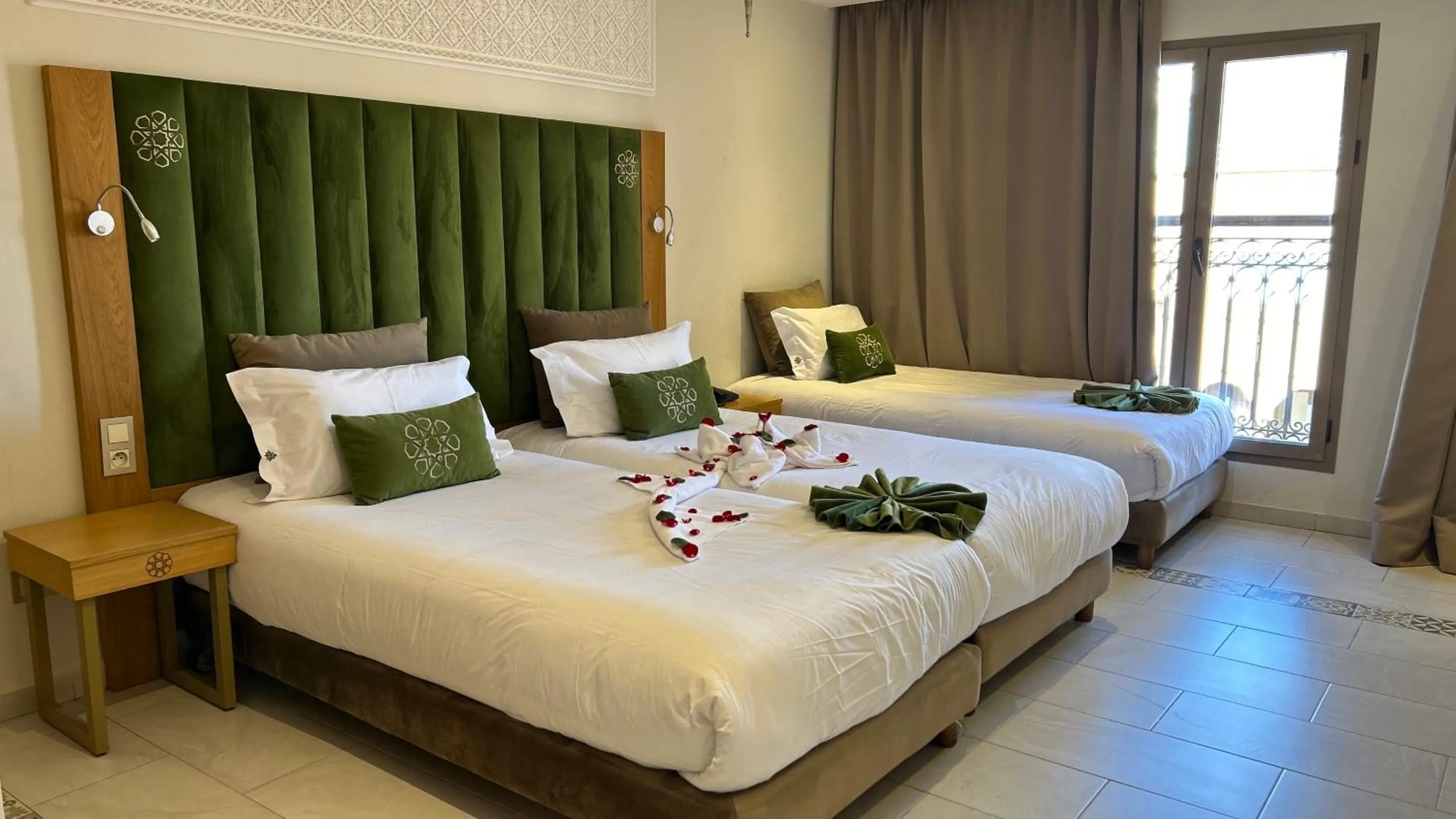 Bed in Diwane Hotel & Spa Marrakech