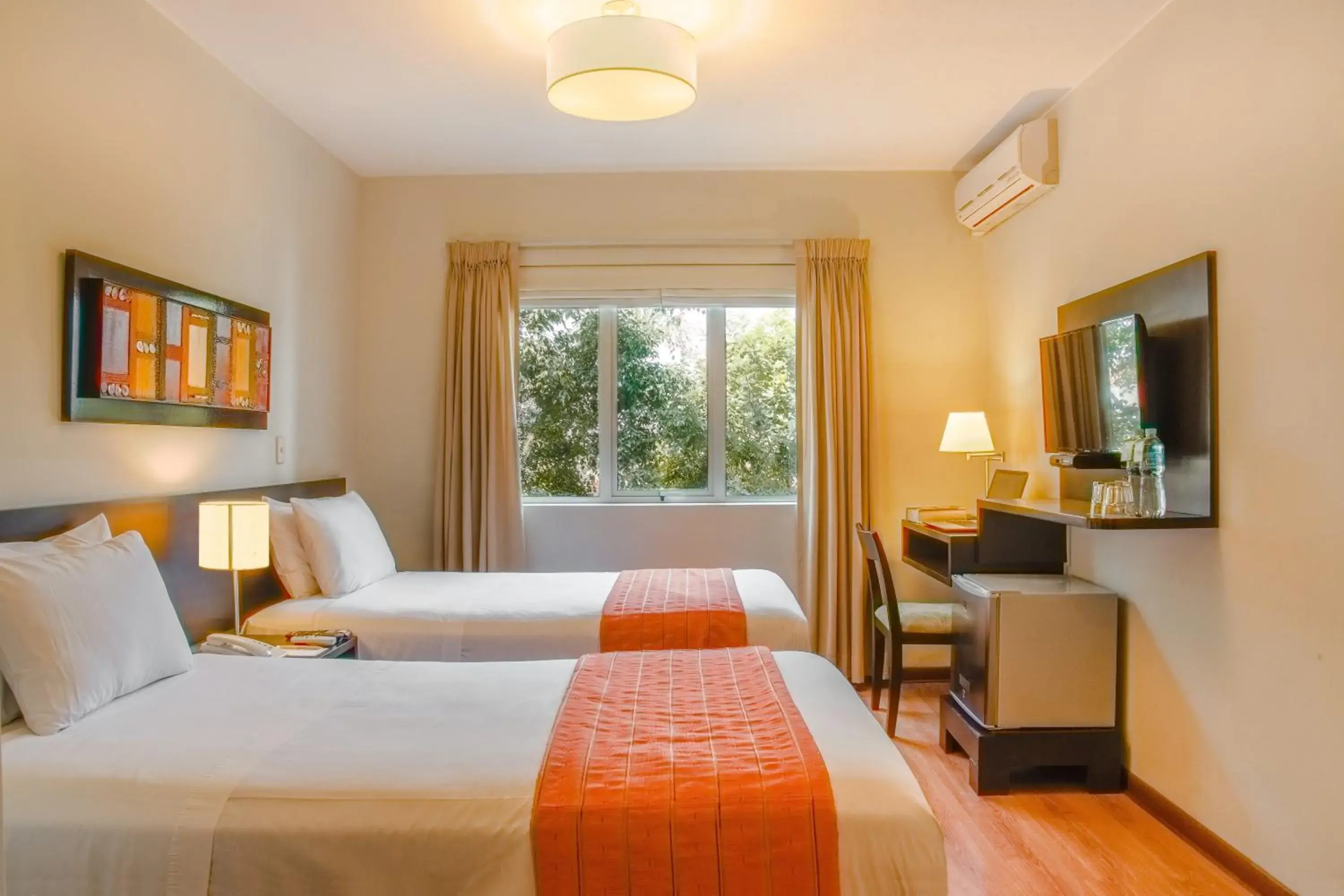 Bed in Girasoles Hotel Bed in Girasoles Hotel