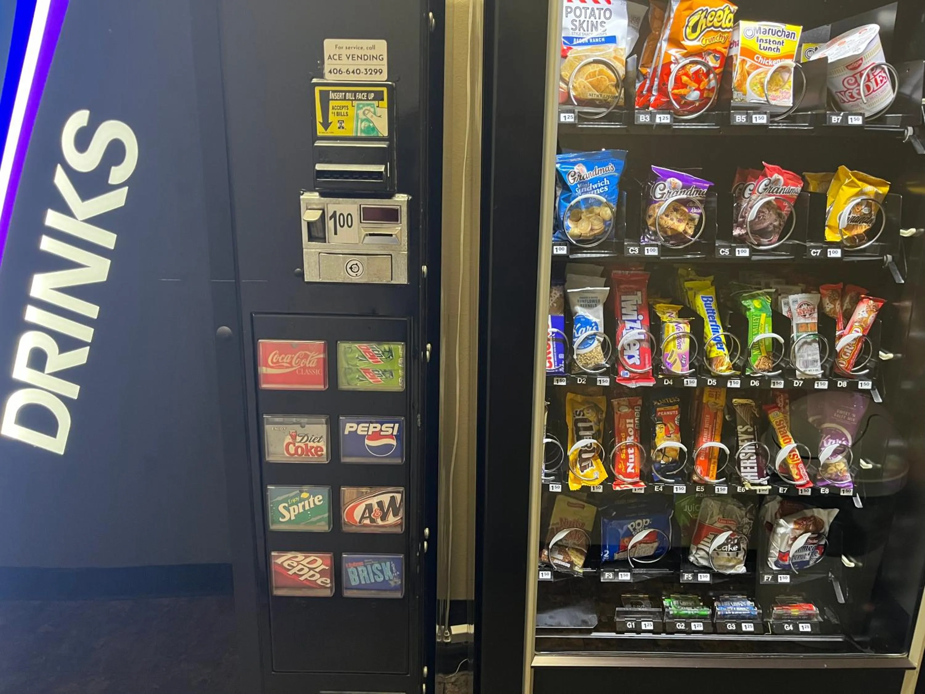 vending machine in Americas Best Value Inn Kalispell