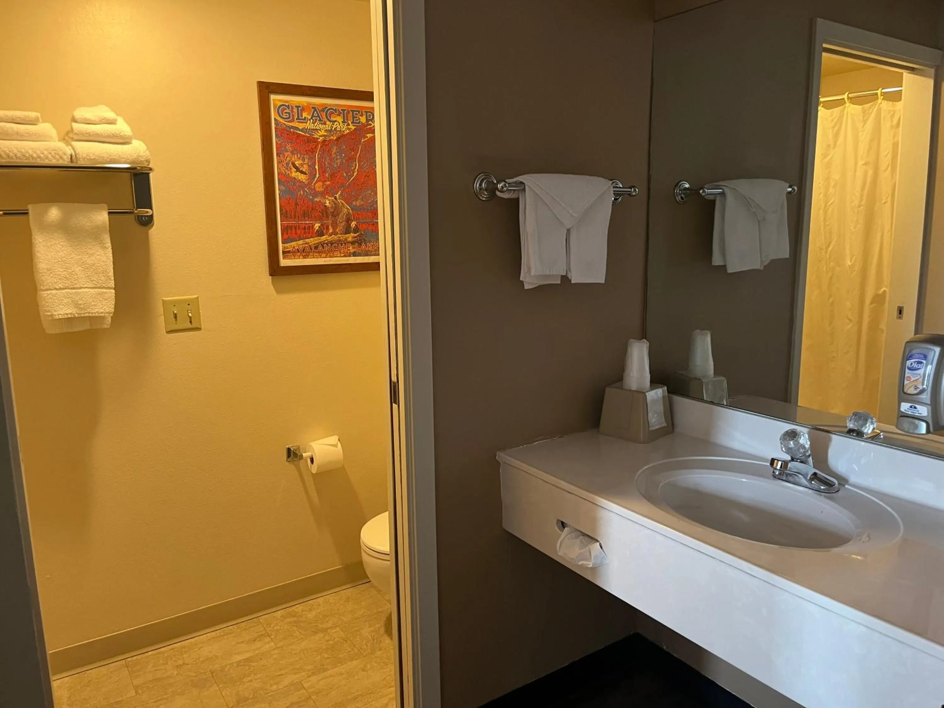Bathroom in Americas Best Value Inn Kalispell