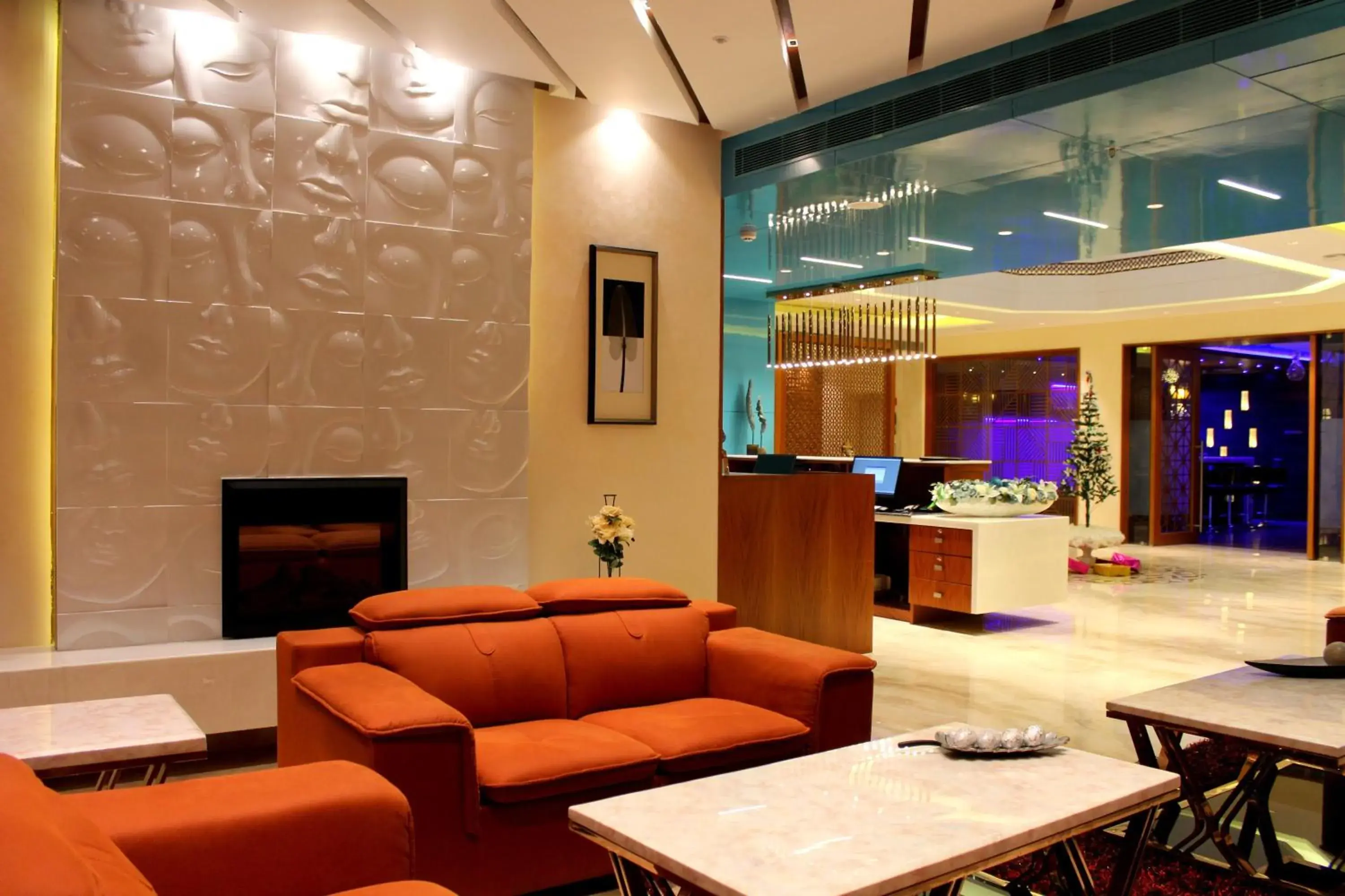 Lobby or reception in SKK Blu Hotel & Spa Lobby or reception in SKK Blu Hotel & Spa