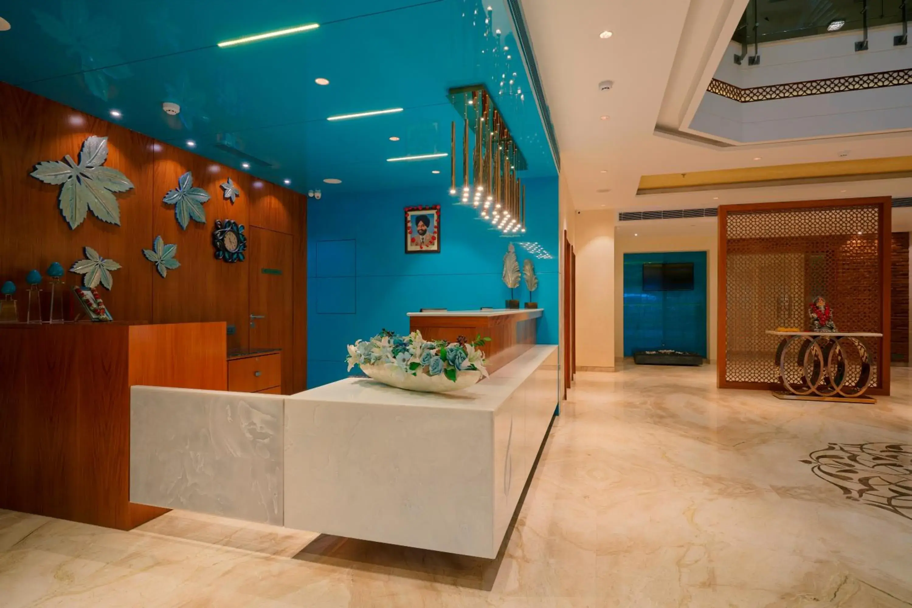 Lobby or reception in SKK Blu Hotel & Spa Lobby or reception in SKK Blu Hotel & Spa
