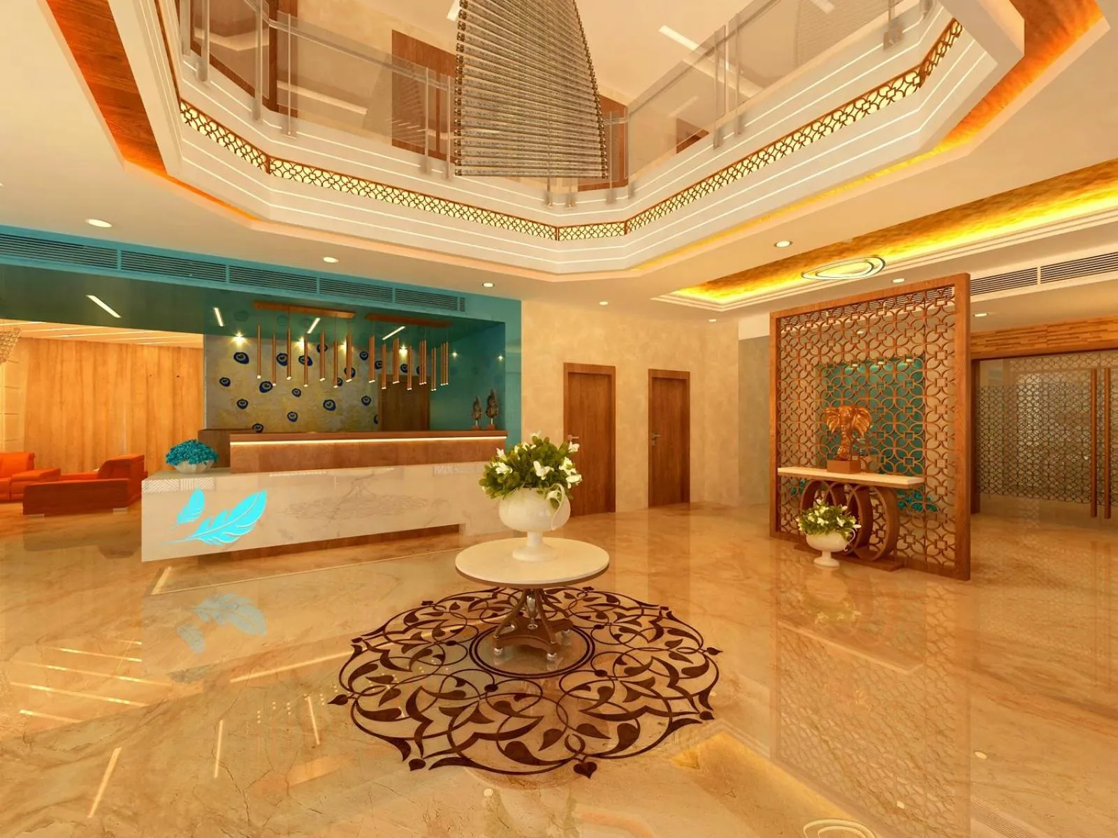 Lobby or reception in SKK Blu Hotel & Spa