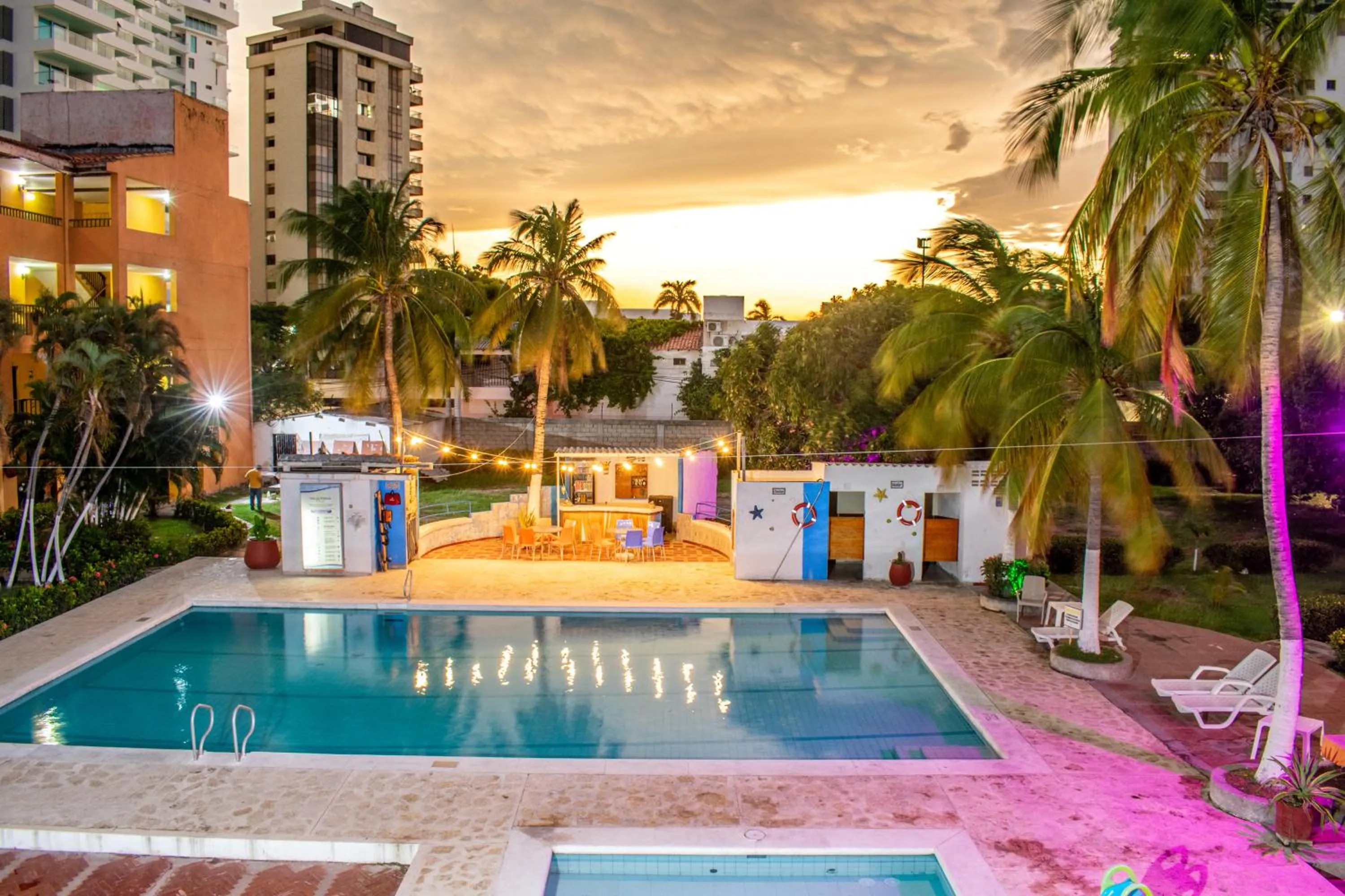 Bird's eye view in Hotel Palmarena Plaza Rodadero