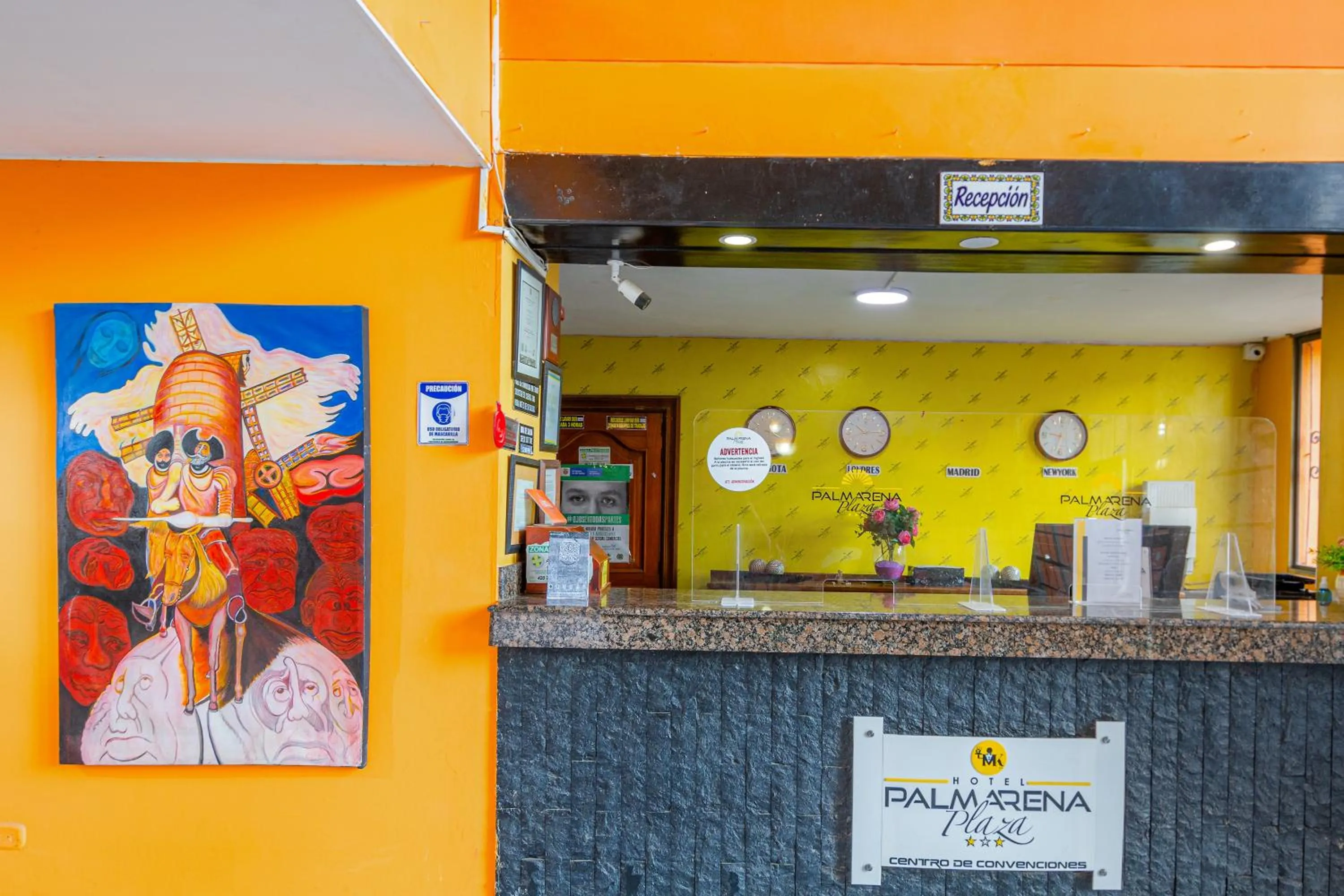 Lobby or reception in Hotel Palmarena Plaza Rodadero