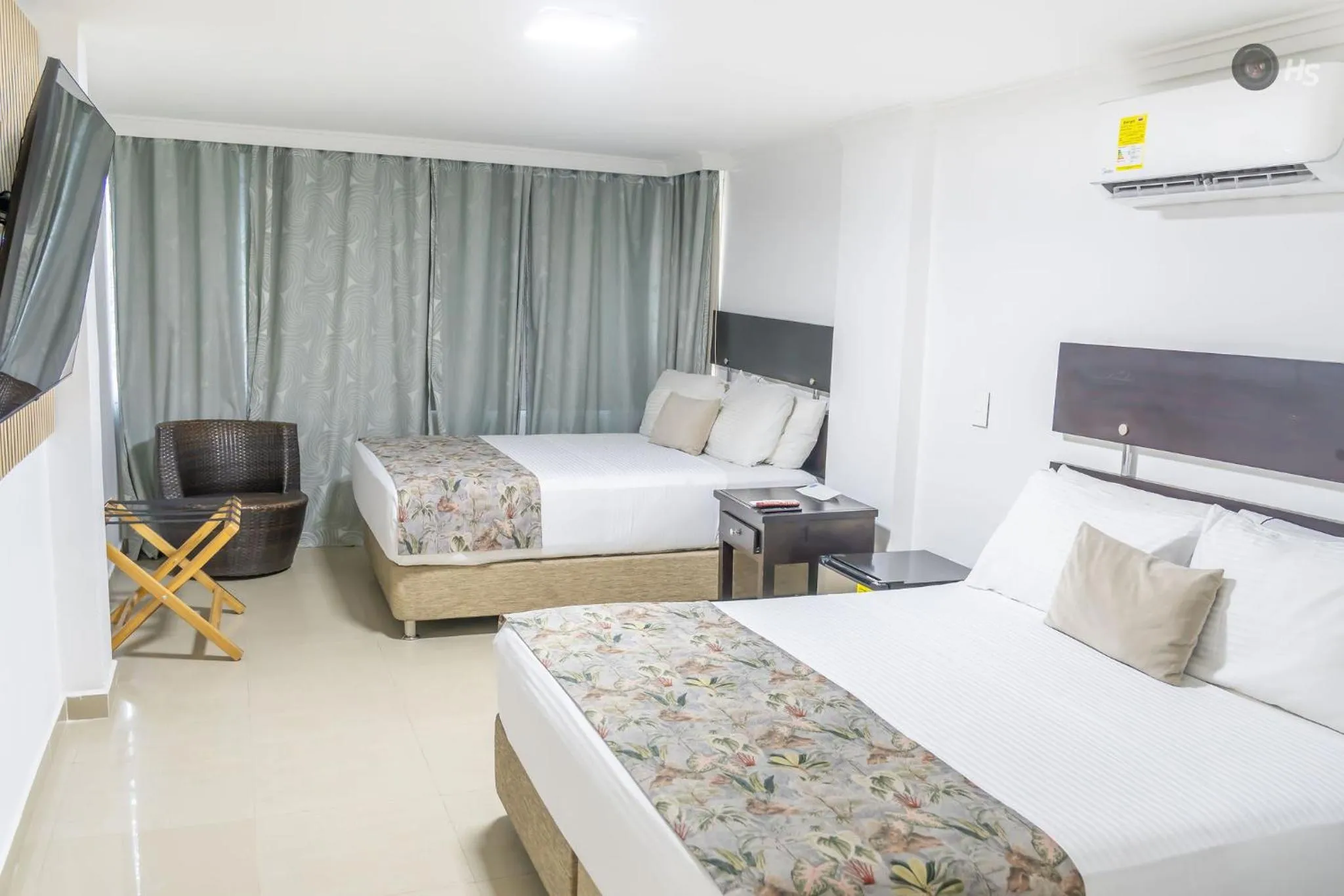 Bed in Hotel Arhuaco Rodadero