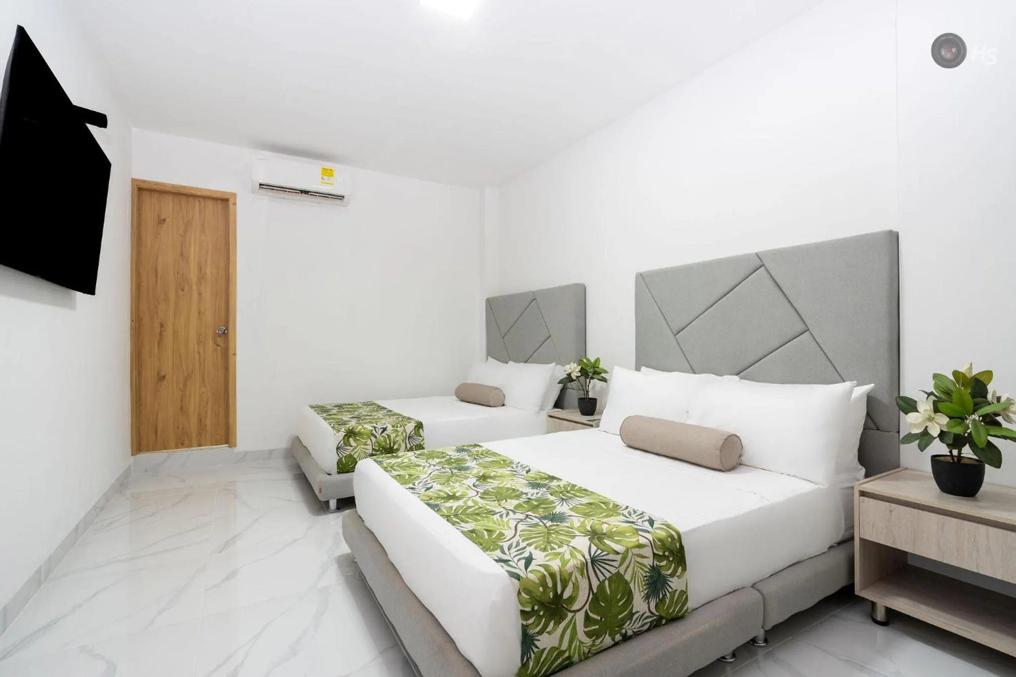 Bed in Hotel Arhuaco Rodadero