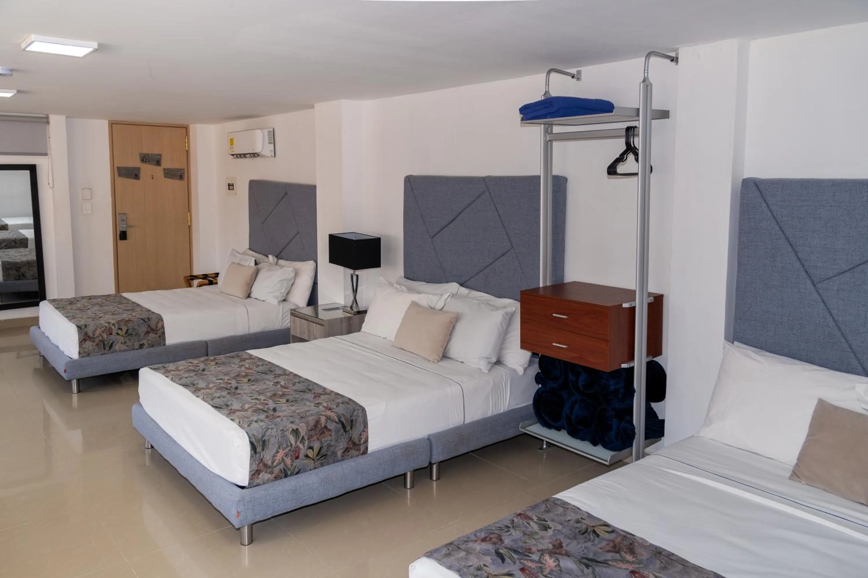 Bed in Hotel Arhuaco Rodadero