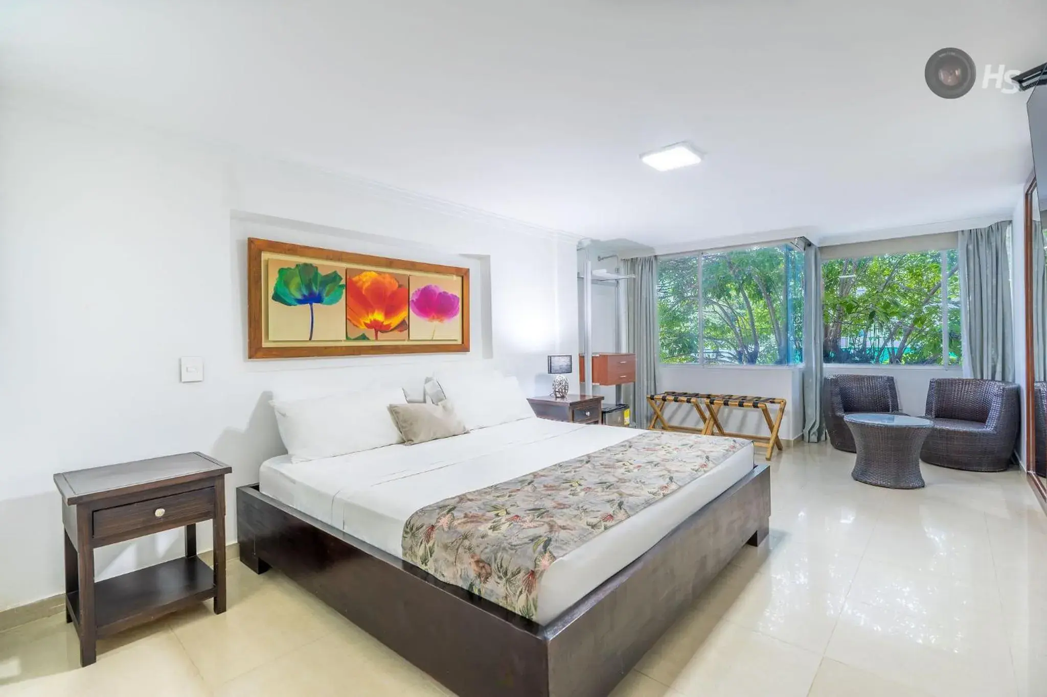 Bed in Hotel Arhuaco Rodadero Bed in Hotel Arhuaco Rodadero