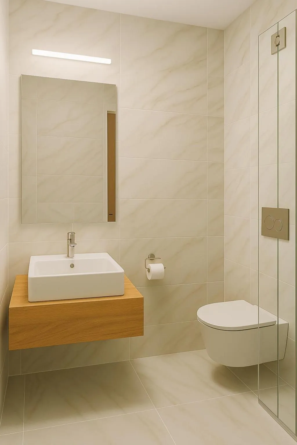 Bathroom in Hotel Perunika