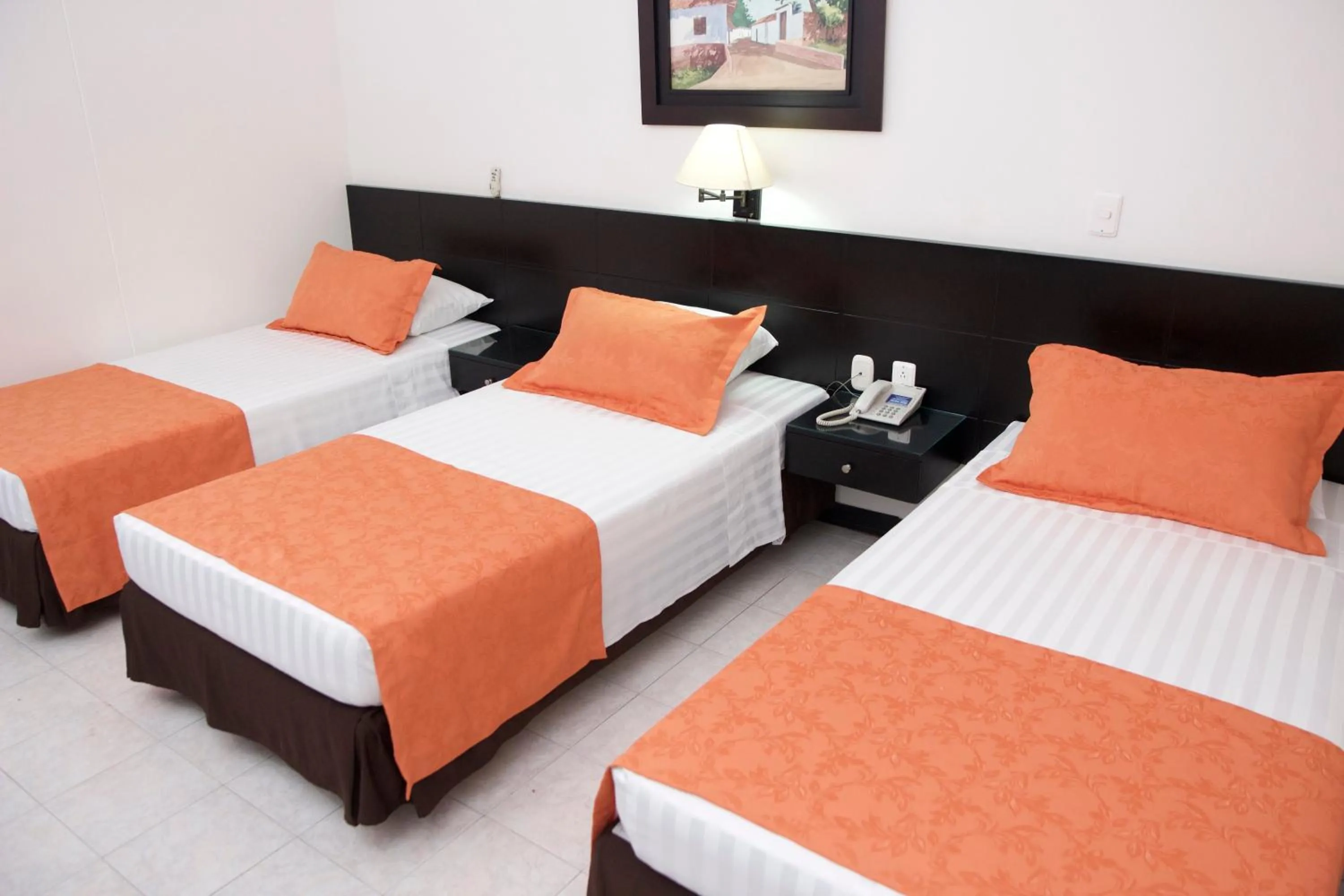 Bed in Hotel Chicamocha