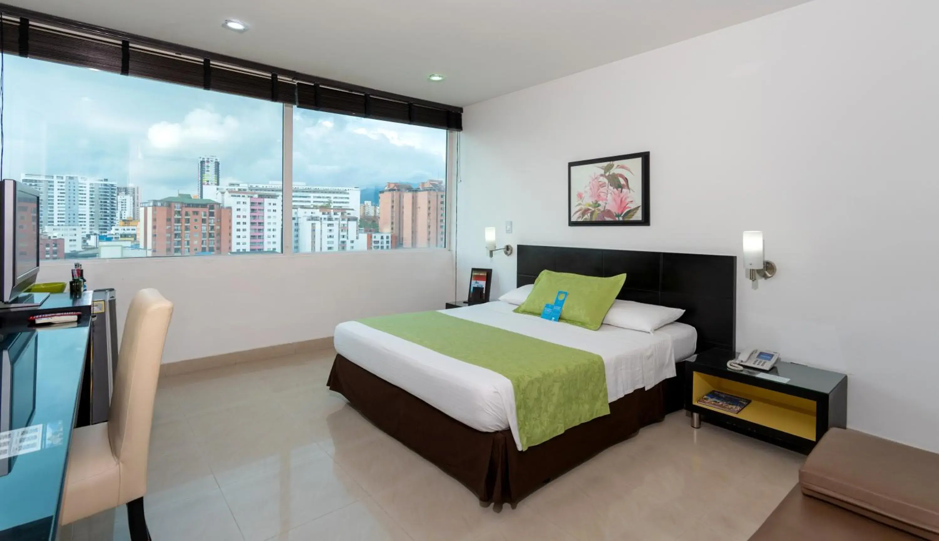 Bed in Hotel Chicamocha Bed in Hotel Chicamocha