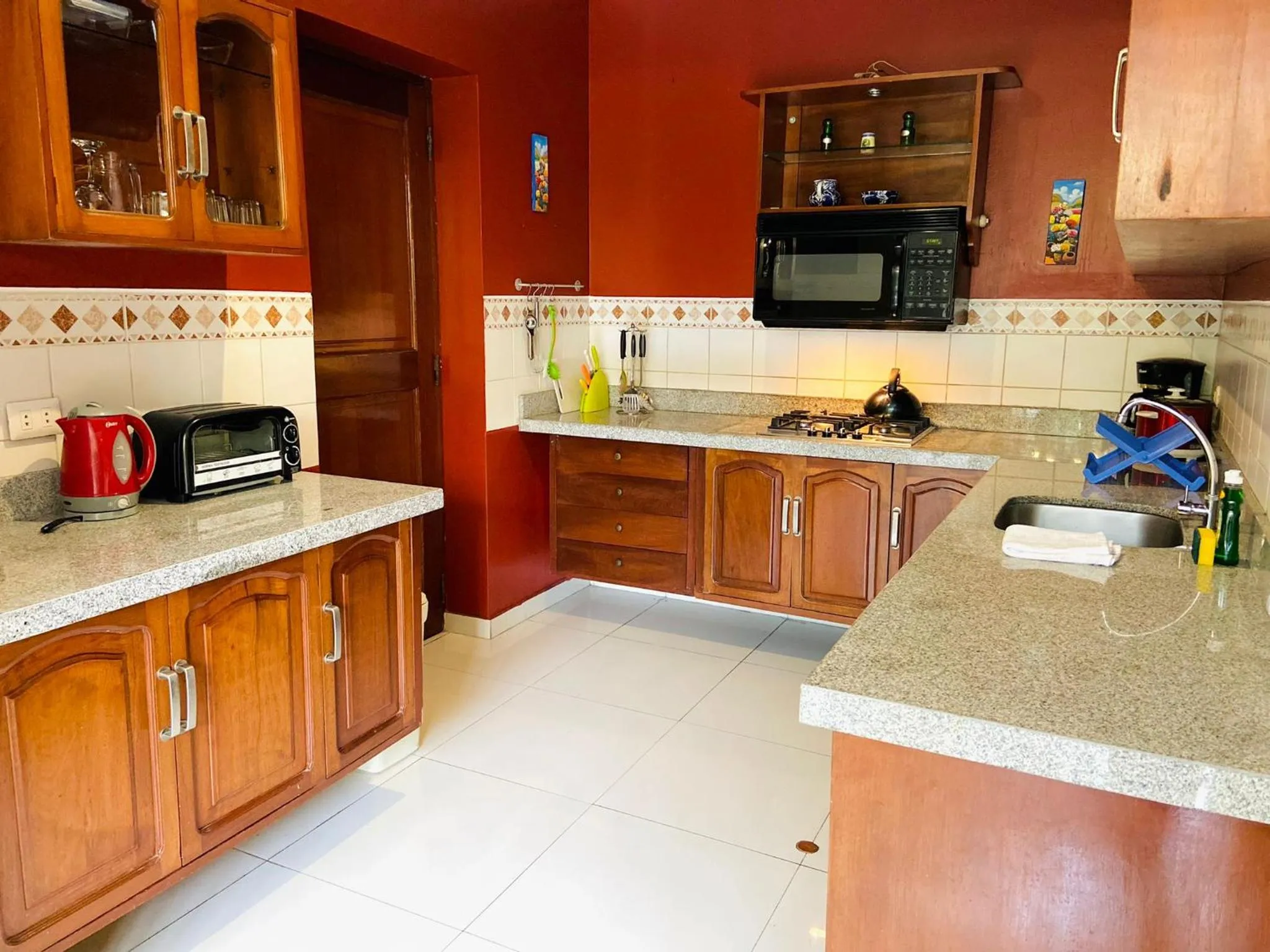 Kitchen or kitchenette in Peru Star Apart-Hotel