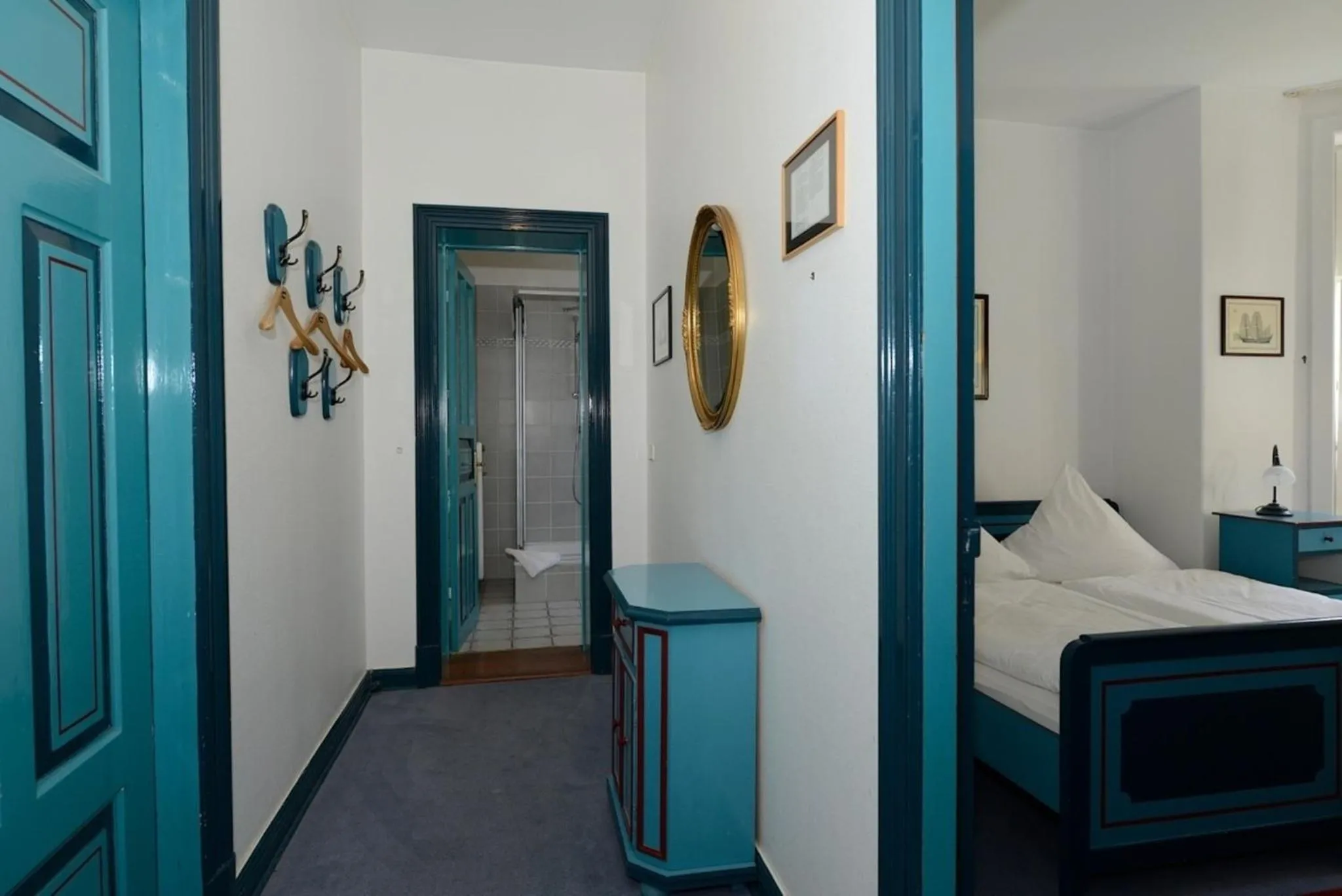 Bed in Haus Poggfred Whg 04 Harmens