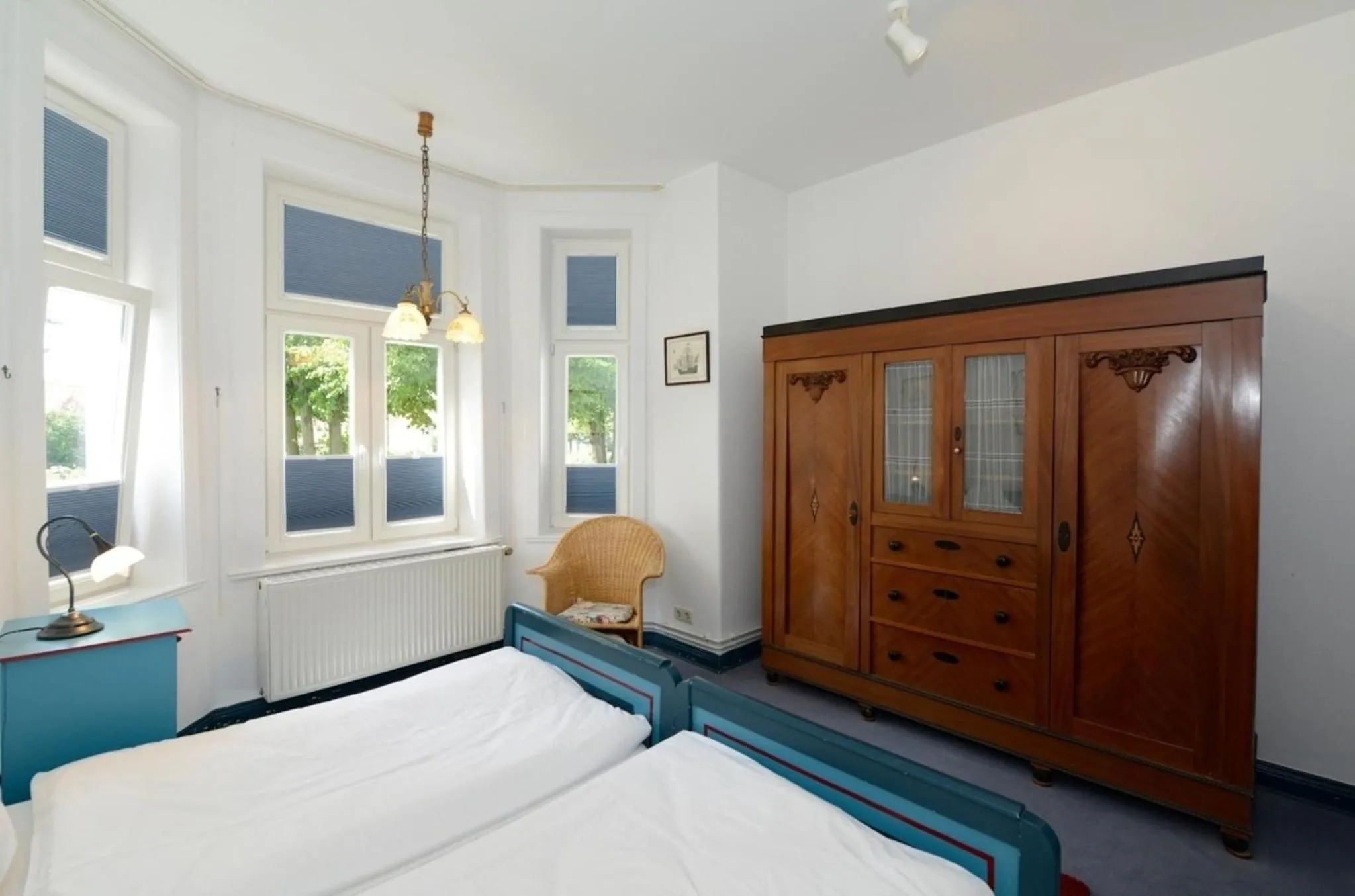 Bed in Haus Poggfred Whg 04 Harmens